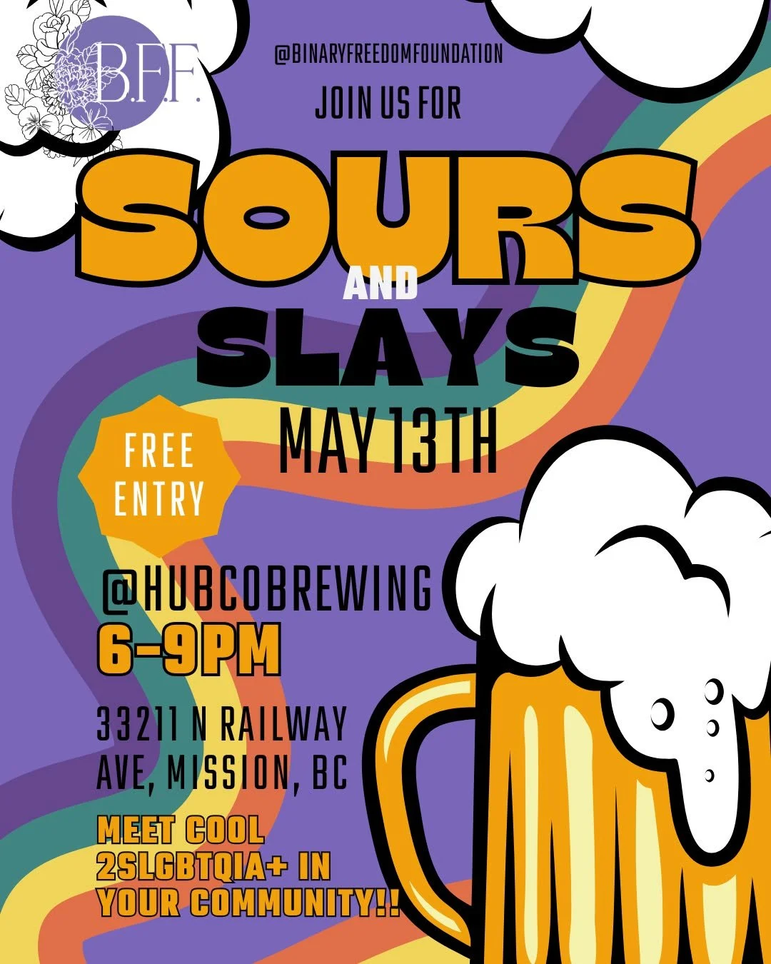 COME ONE COME ALL!! The Binary Freedom Foundation is hosting a get-together at our beloved @hubcobrewing location in mission!!
Join us for a chill night of community and conversation while enjoying delicious drafts and dinner.

Located at 33211 N Rai
