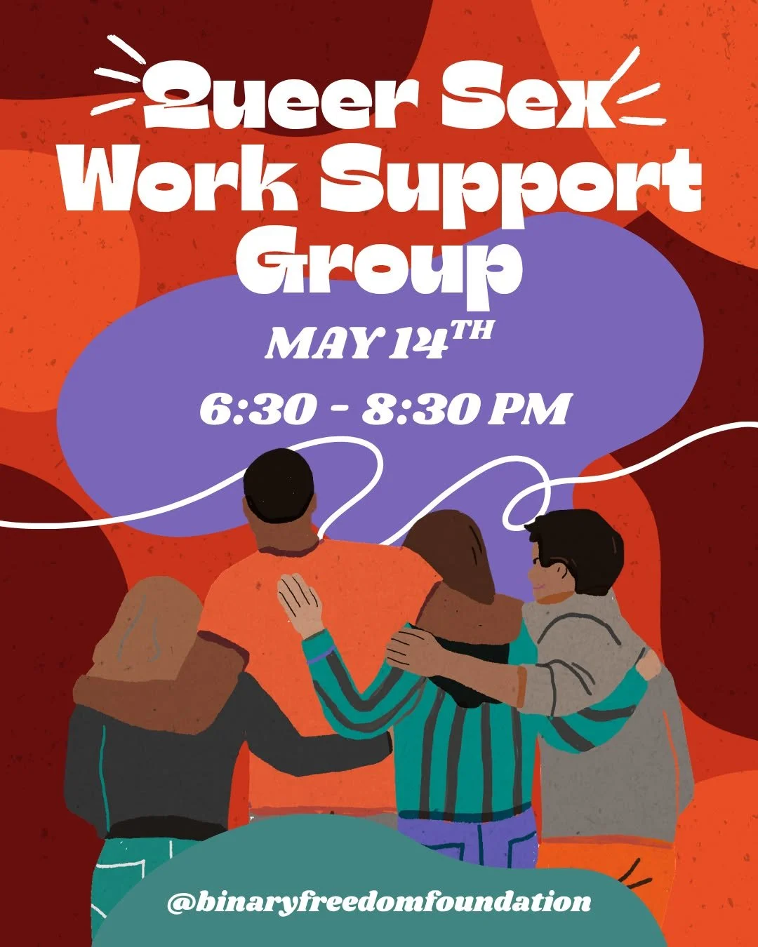 Are you a sex worker within the 2SLGBTQIA+ community? Support and resources are available to facilitate safety, community and a good work environment. Come join your fellow queer sex workers to learn from each other and navigate this
difficult career