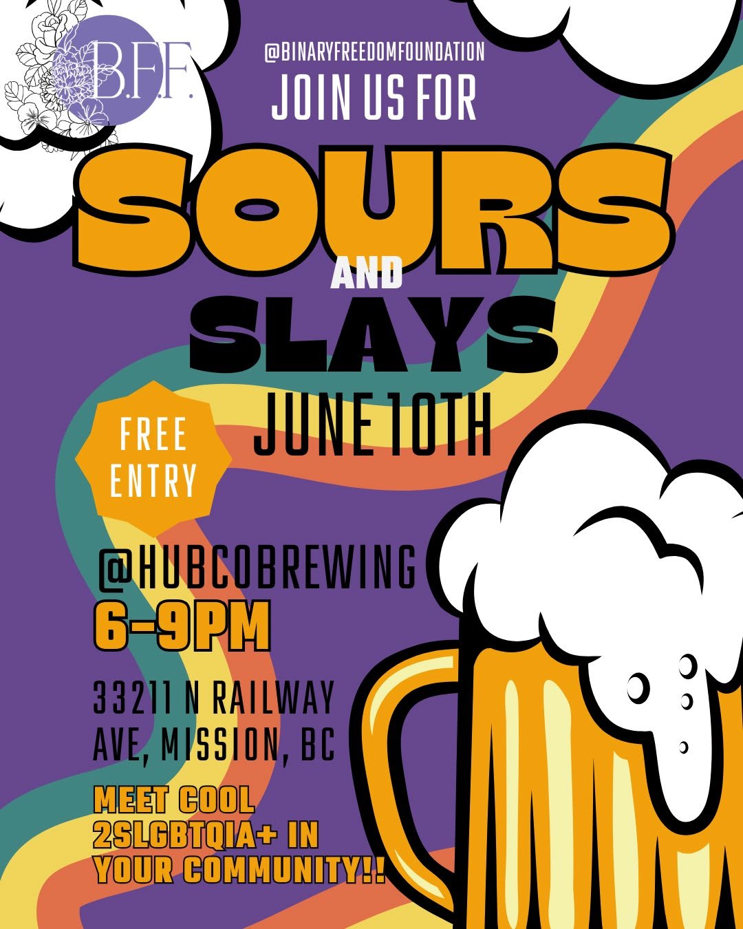 COME ONE COME ALL!! The Binary Freedom Foundation is hosting a get-together at our beloved @hubcobrewing location in mission!!
Join us for a chill night of community and conversation while enjoying delicious drafts and dinner.

Located at 33211 N Rai