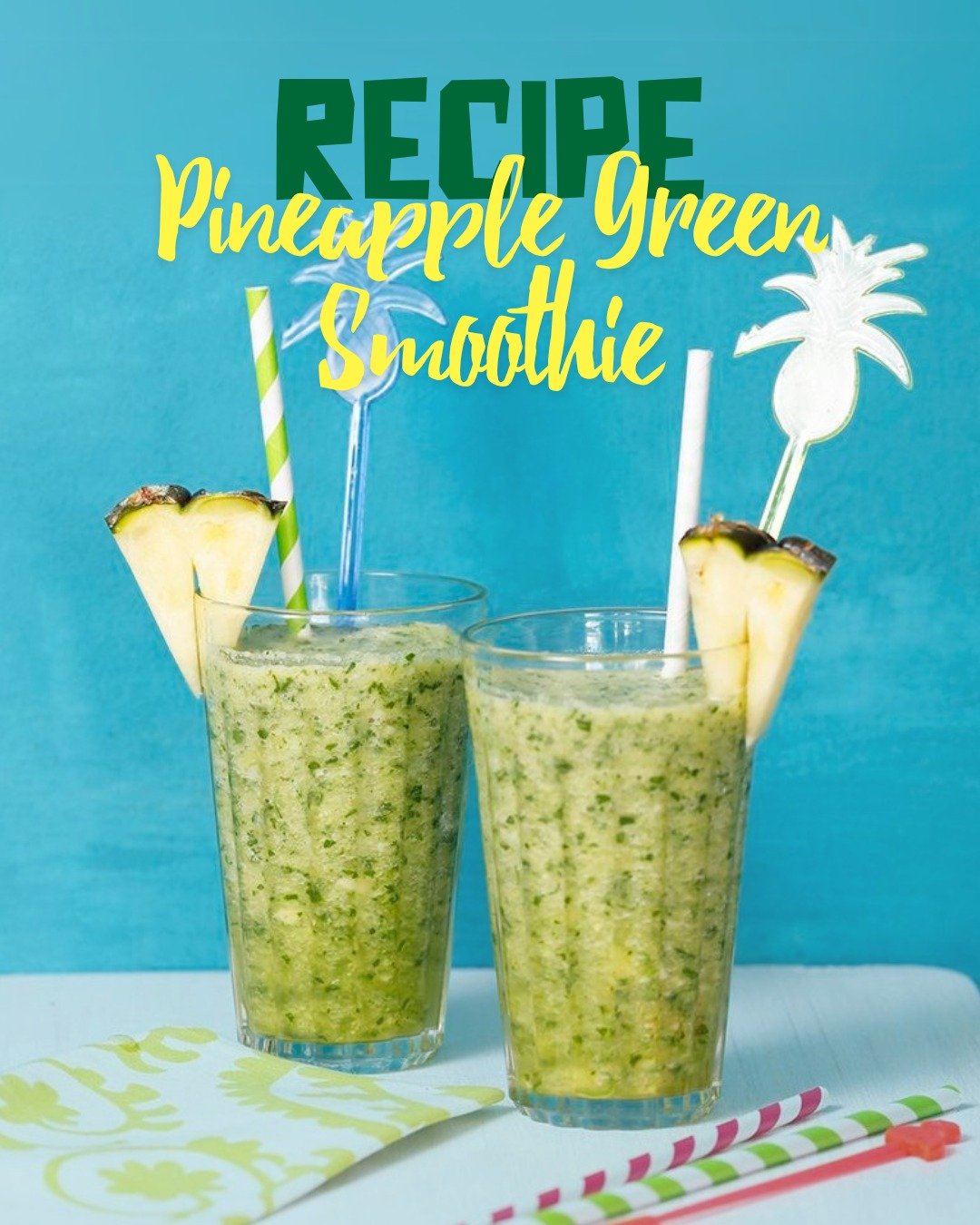 Word on the street is green smoothies never went out of style &ndash; and this recipe with our one true love proves why.

It&rsquo;s not just refreshing ☝ It&rsquo;s a nutrient powerhouse, packed with hydrating coconut water, vitamin-rich pineapple a