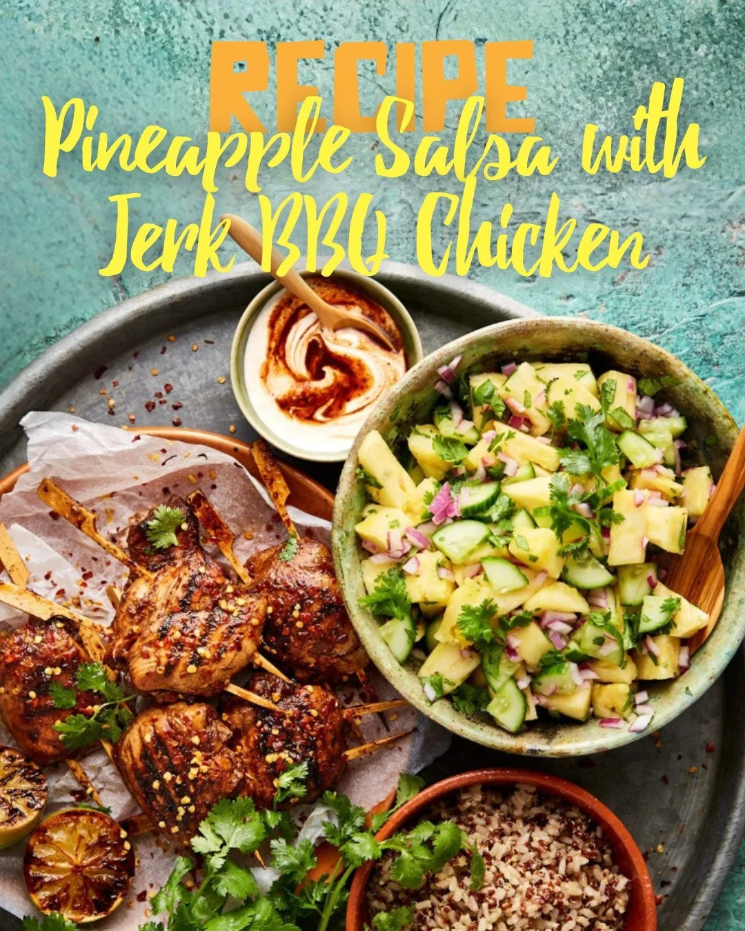 Bowled out in backyard cricket? Don&rsquo;t sweat it. This Pineapple Salsa with Jerk BBQ Chicken beats hitting a six any day.

With sweet Aussie pineapple, fresh cucumber, spicy jalape&ntilde;o and perfectly charred jerk-marinated chicken, it&rsquo;s