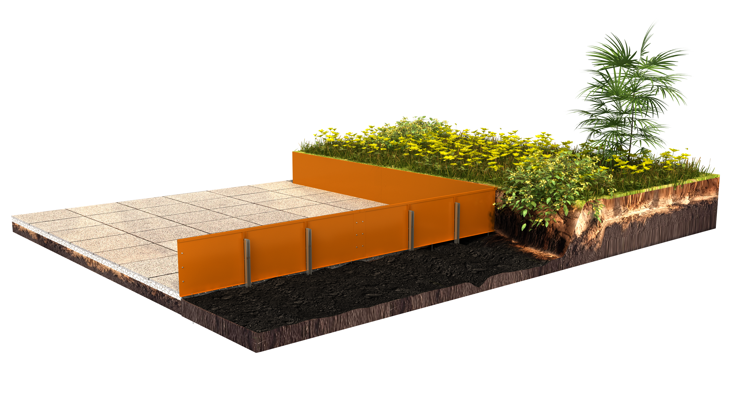 Formline Rigid Landscape Edging 550mm [Pre-order]