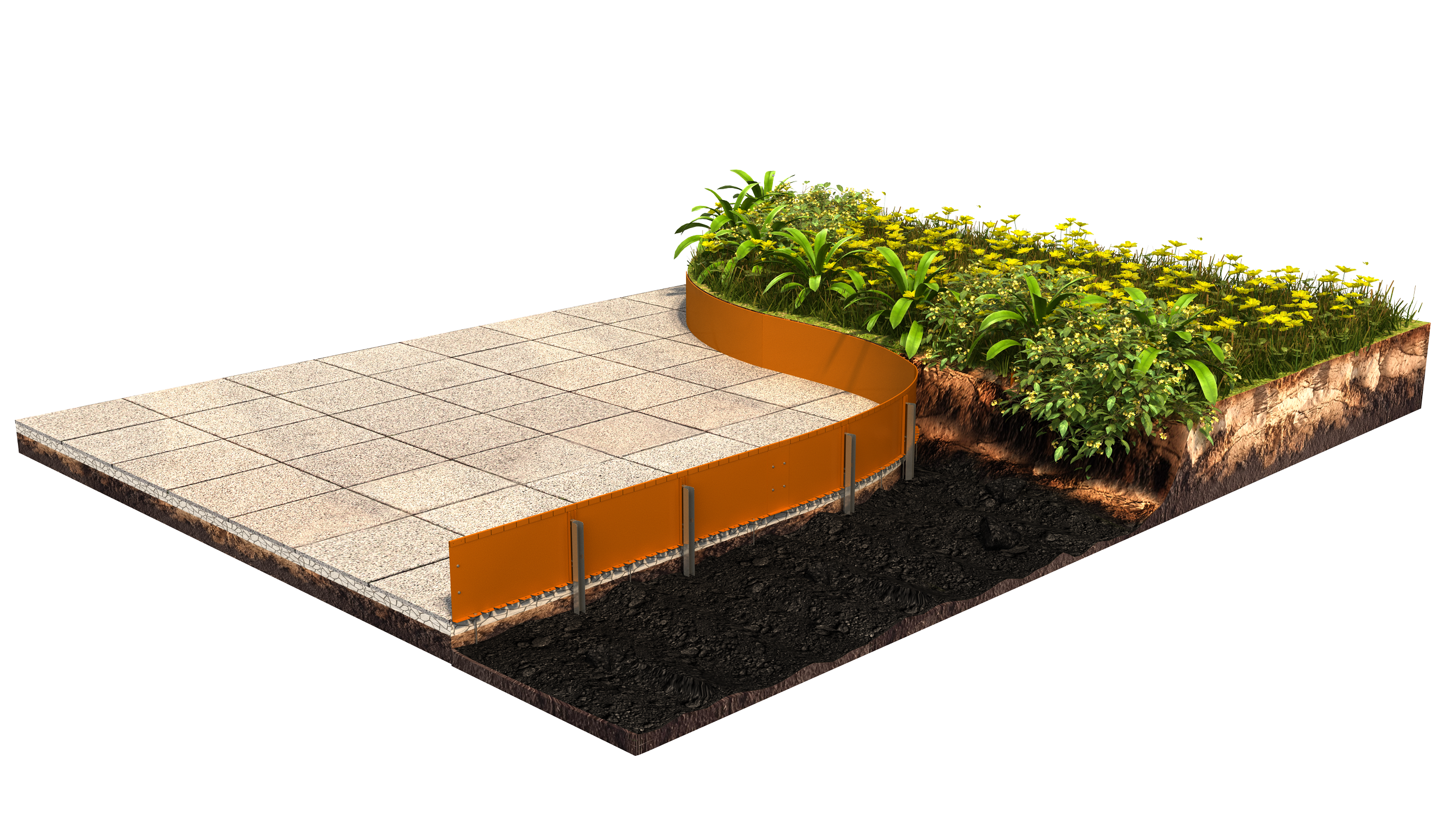 Formline Flexible Landscape Edging 400mm [Pre-order]