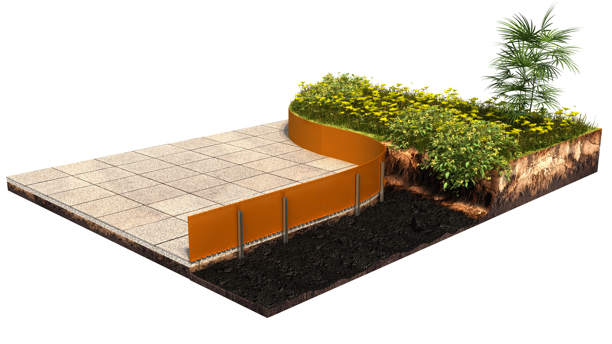 Formline Flexible Landscape Edging 550mm [Pre-order]