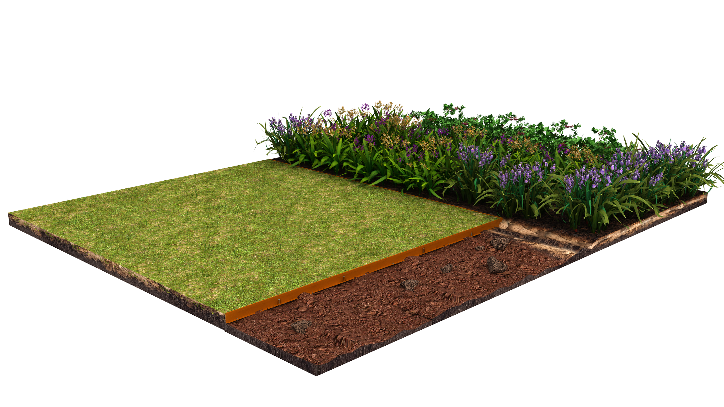 Formline Rigid Landscape Edging 100mm [Pre-order]