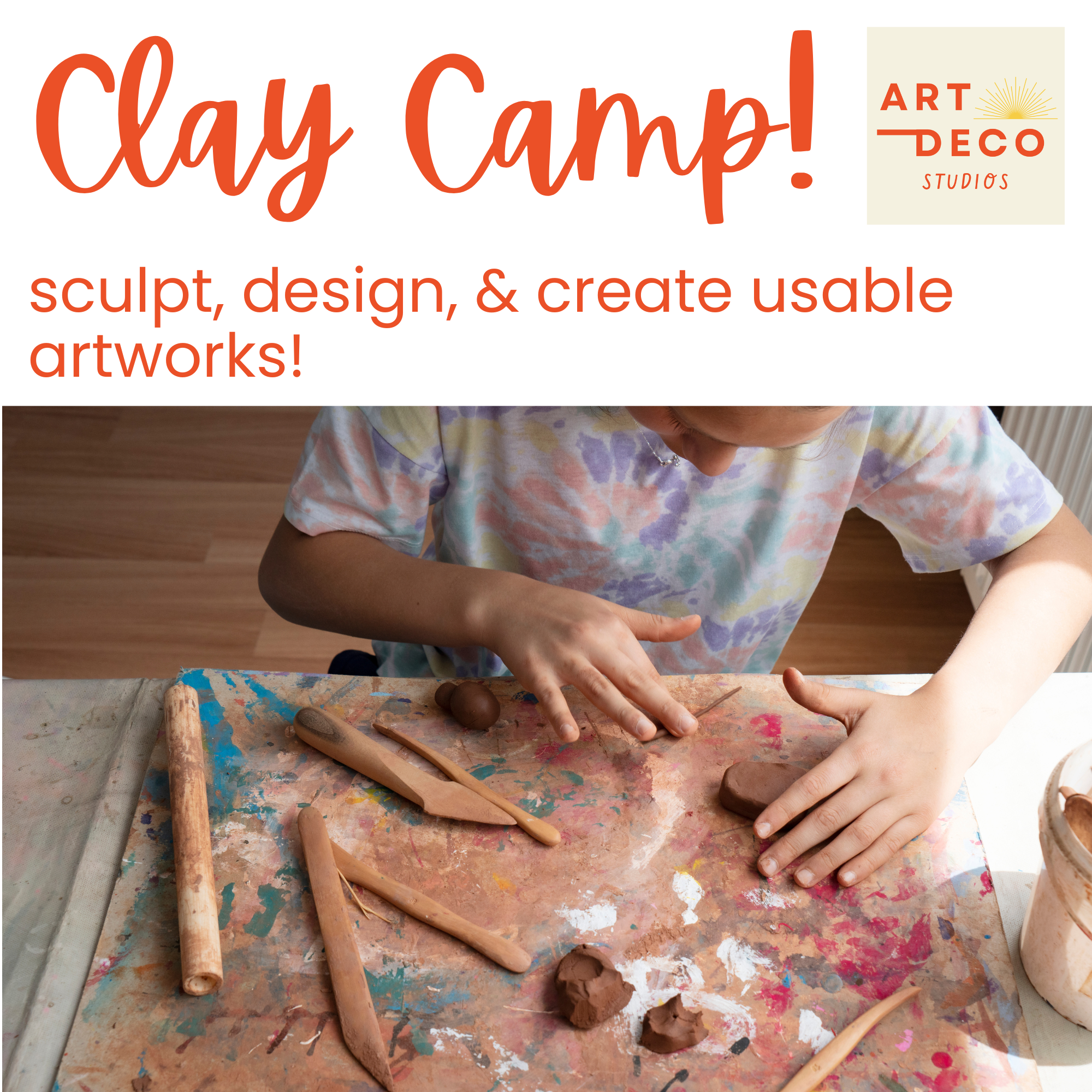 Clay Camp! June 29th-July 2nd @ SDFAS (open to the public!)
