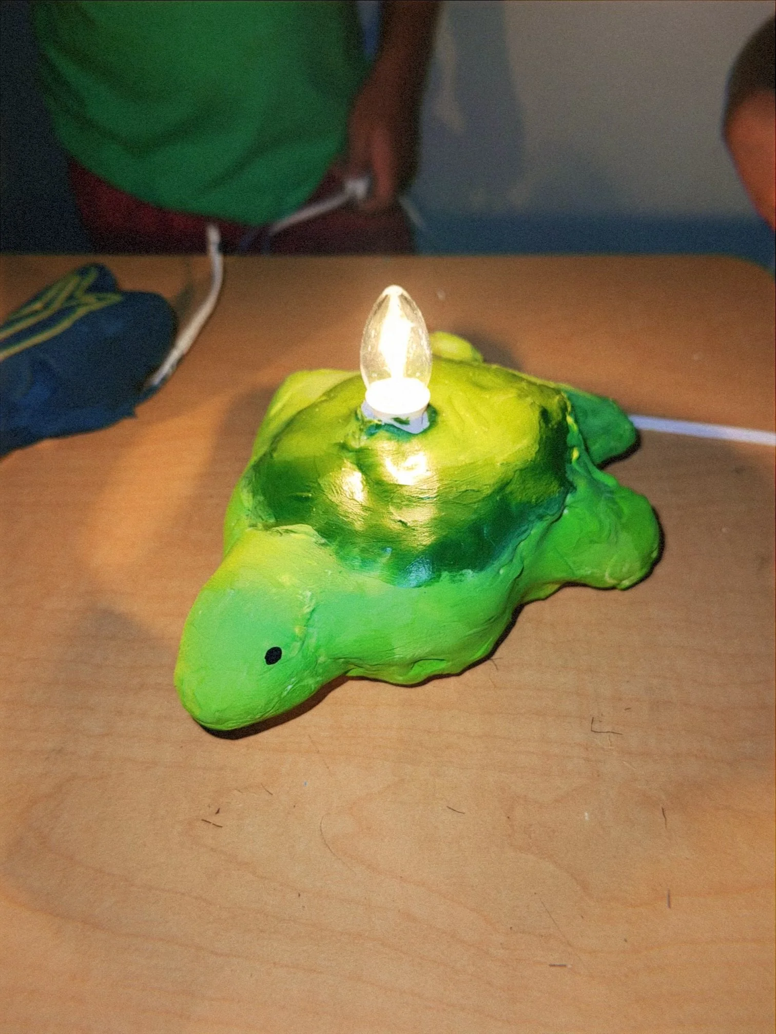 A super cute turtle lamp!
