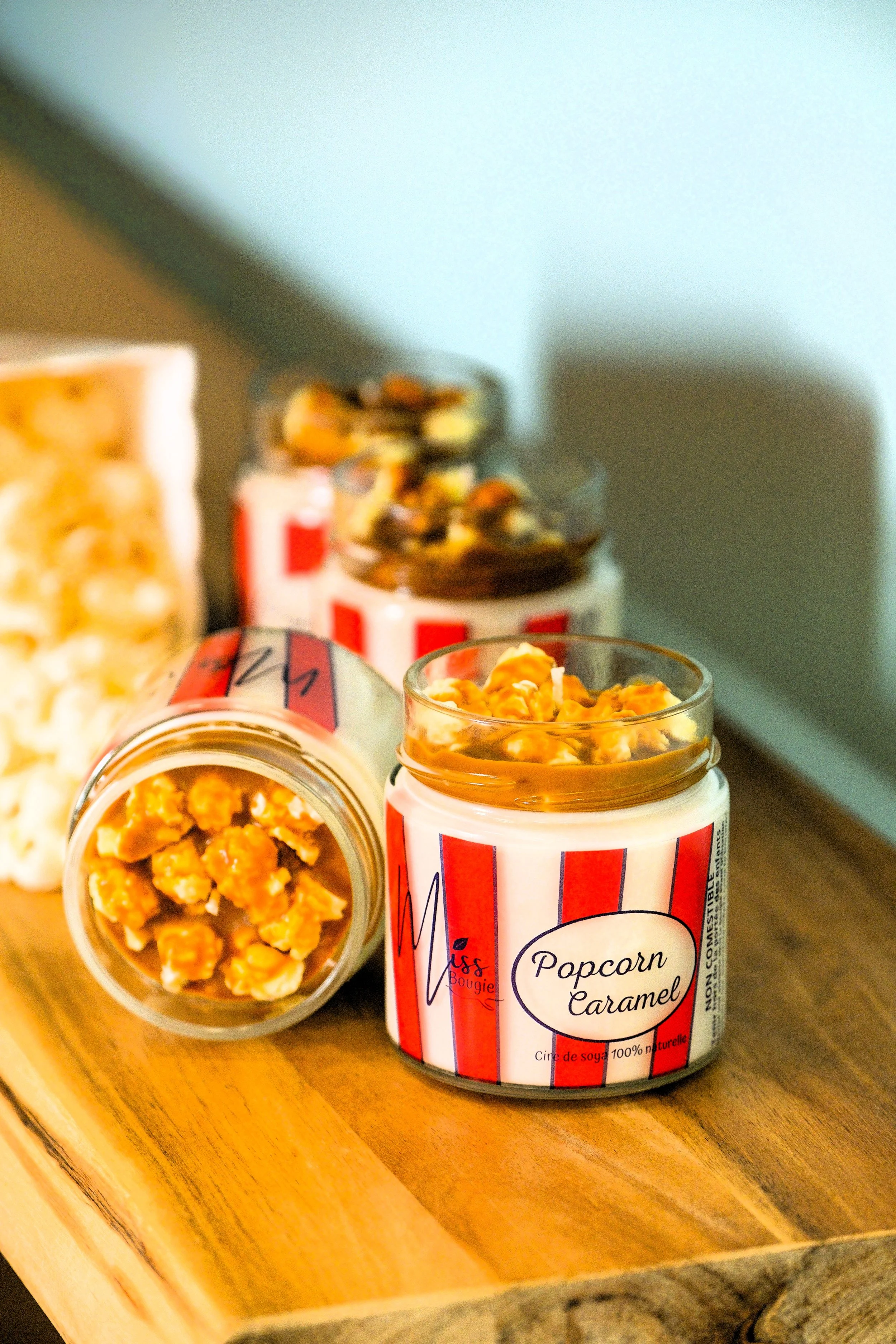 Bougie Pop Corn Caramel