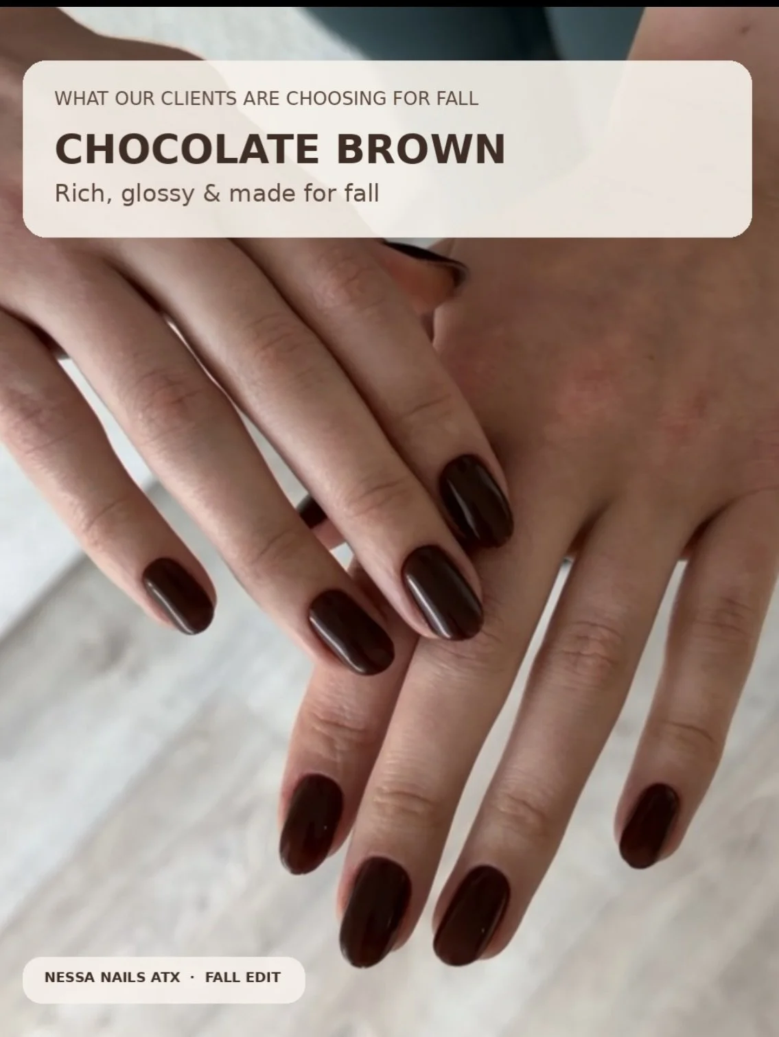 Nessa Nails 🍂🤎

From rich chocolate brown to soft blush pink and timeless French our clients are choosing a little bit of everything this season. ✨

Swipe through for inspiration and tell us: which one are you choosing for your next appointment?

B