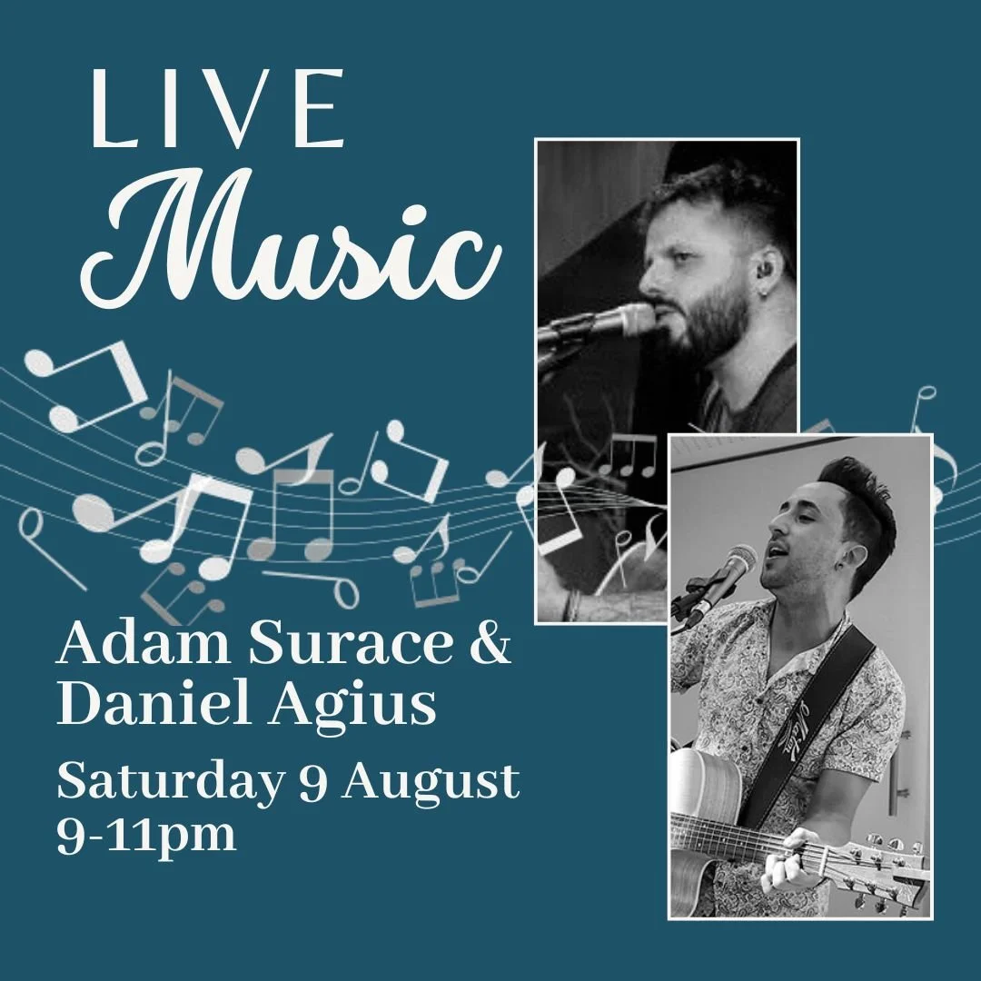 Live Music: Adam Surace & Daniel Aguis