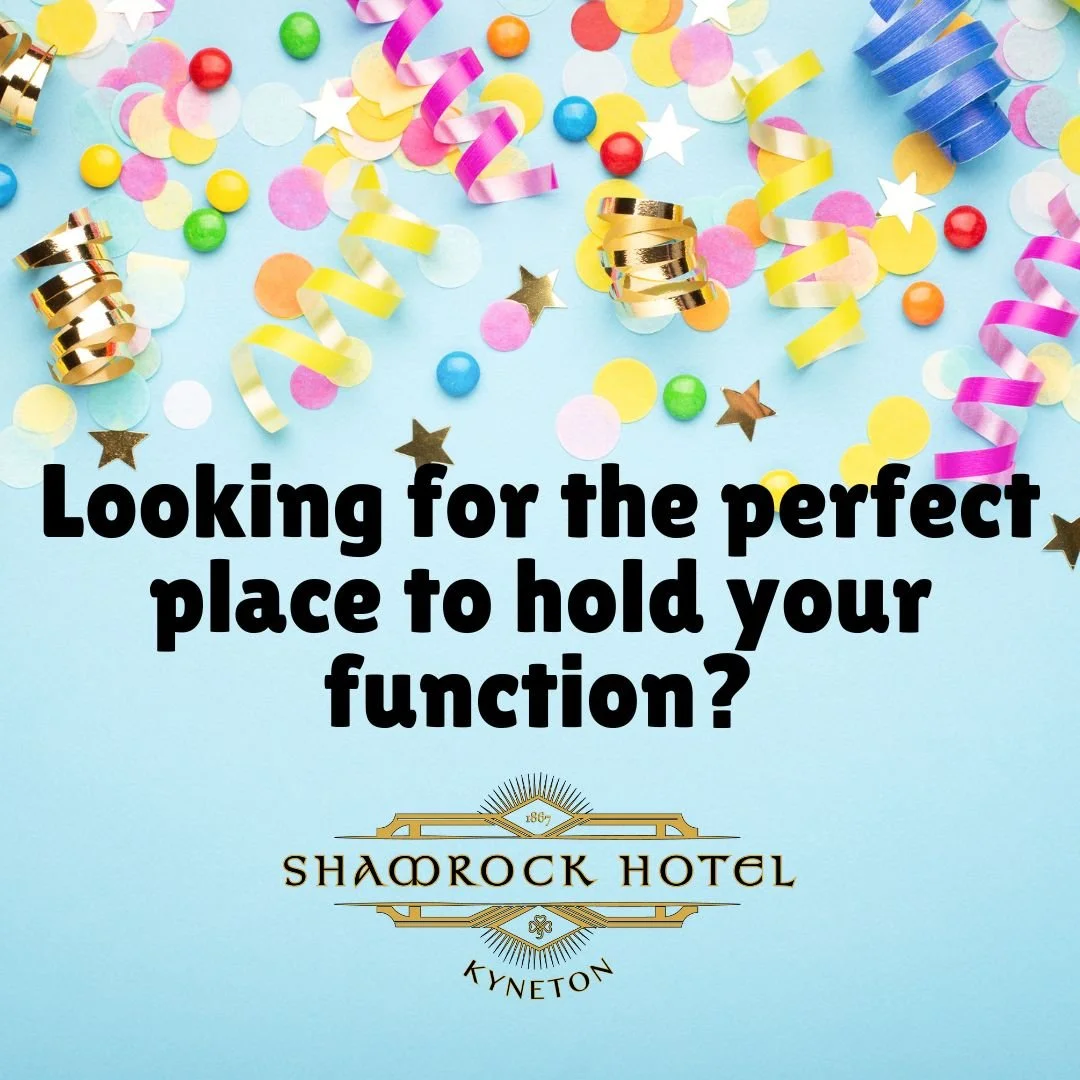 Functions at The Shamrock Hotel