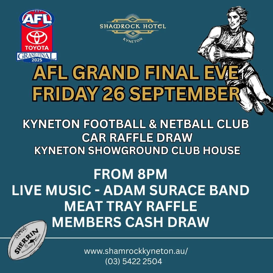 Grand Final Eve @ The Shammy