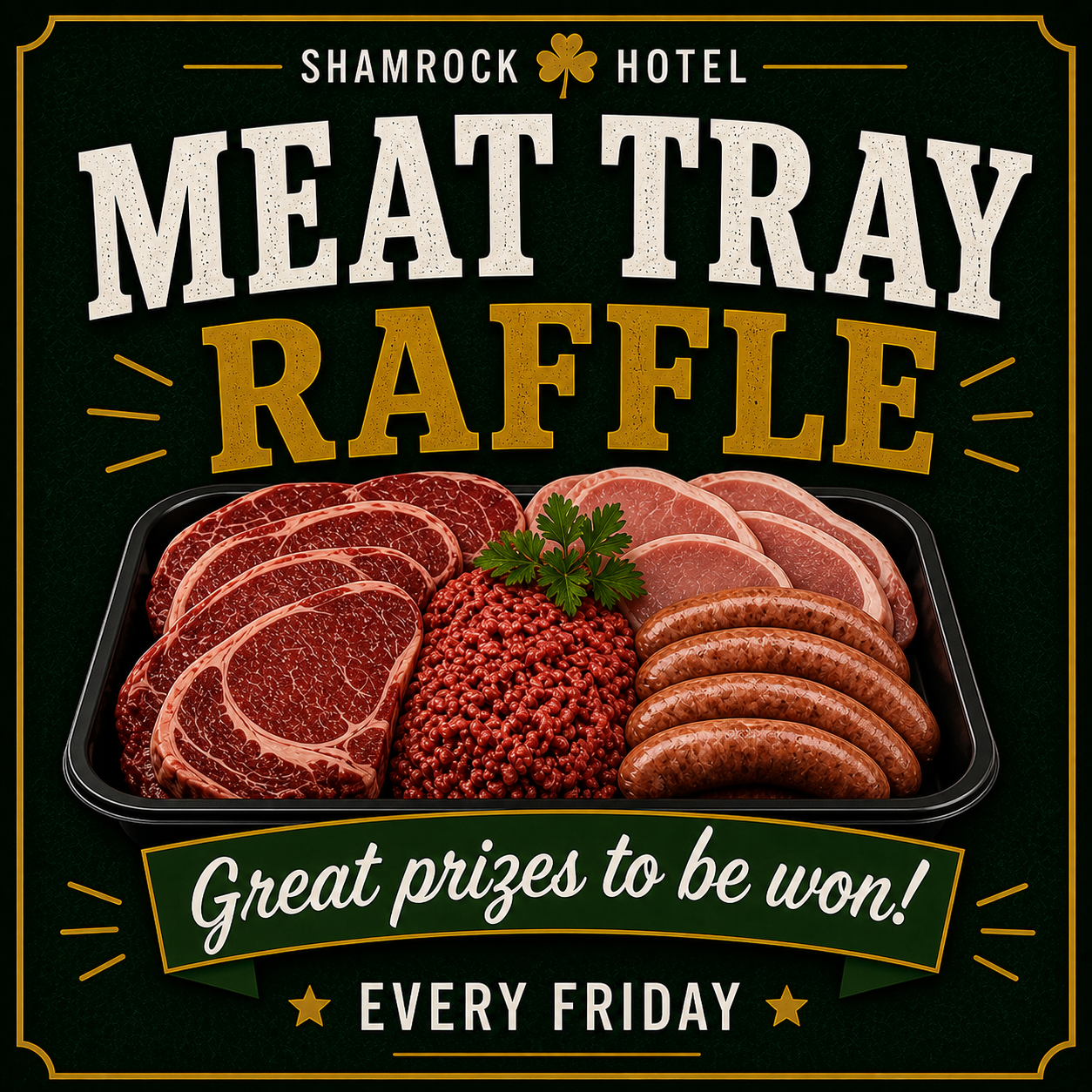 Meat Tray Raffle