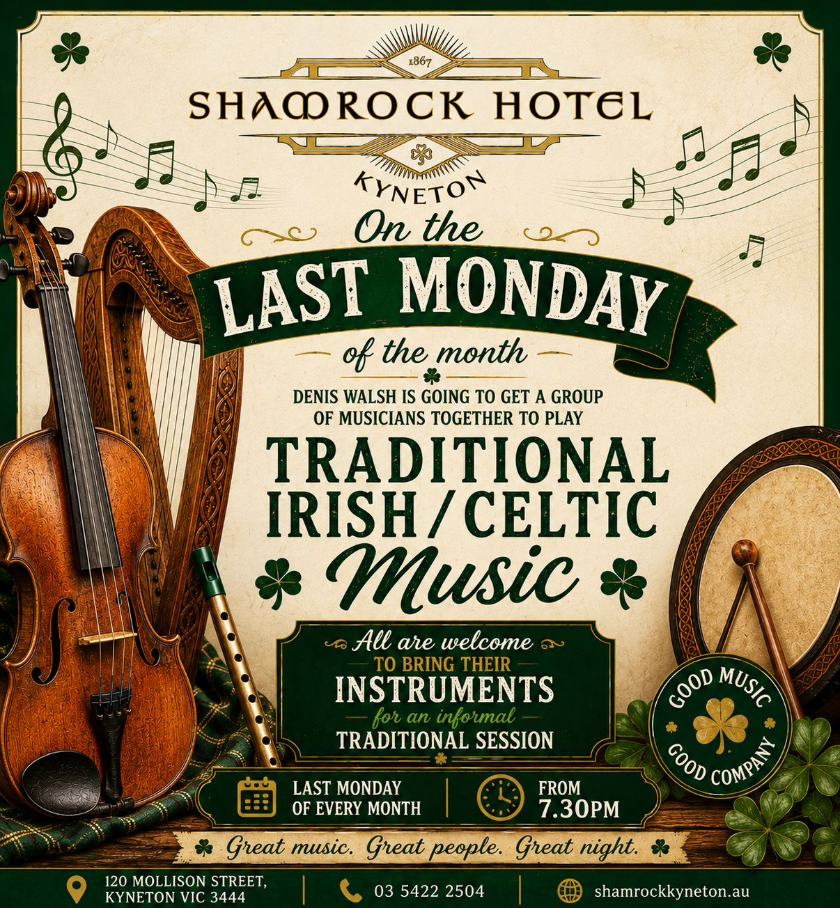 Irish/Celtic Music Night