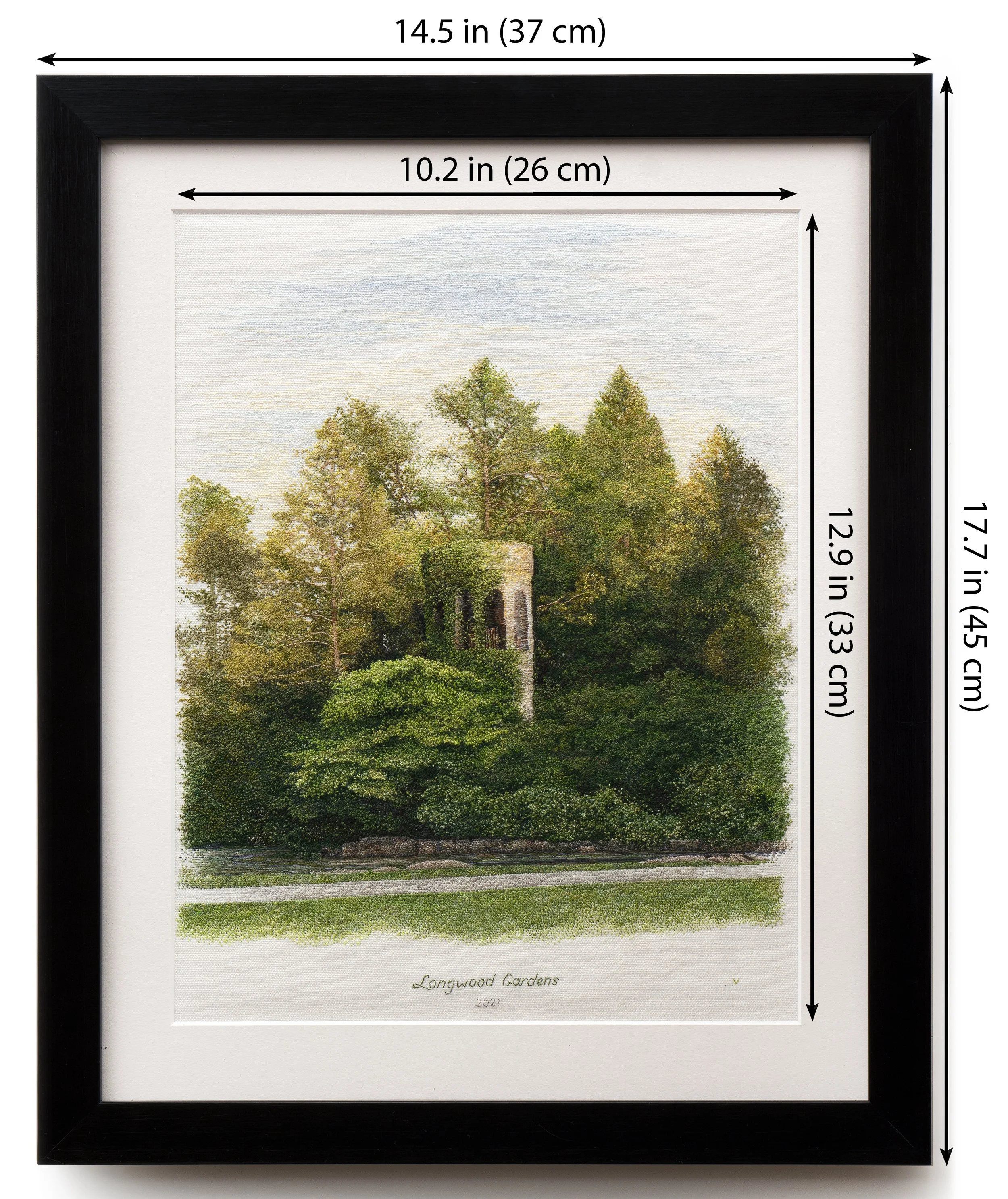 longwood gardens beautiful green place with different types of trees sunset warm colors