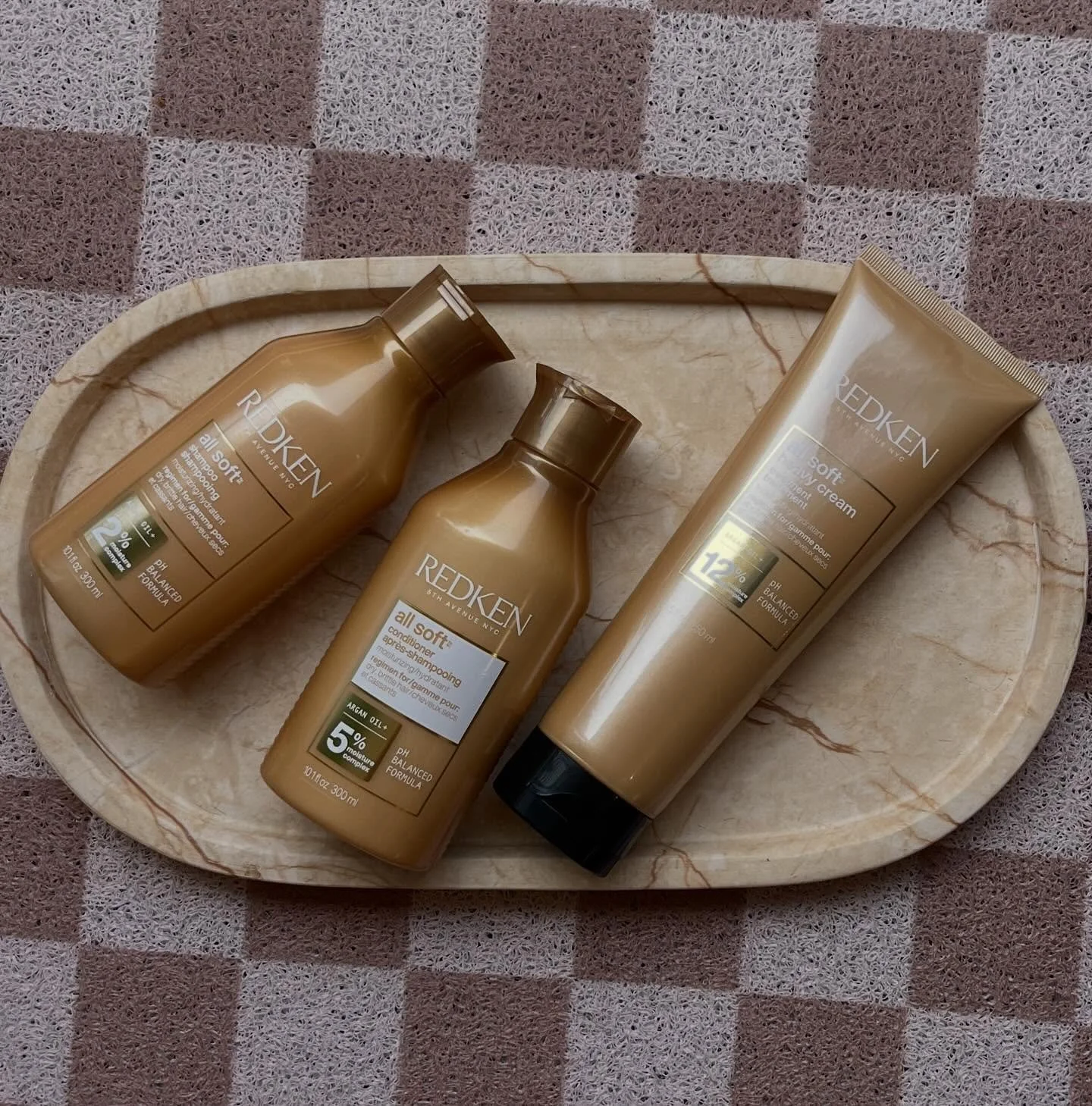 Haircare that is designed to hydrate and maintain healthy hair, This will never go out of style ✨
The Redken All Soft range is a go to &mdash; Infused with Argan Oil to restore shine, strength and that buttery-smooth feel your hair deserves 💛
Treat 