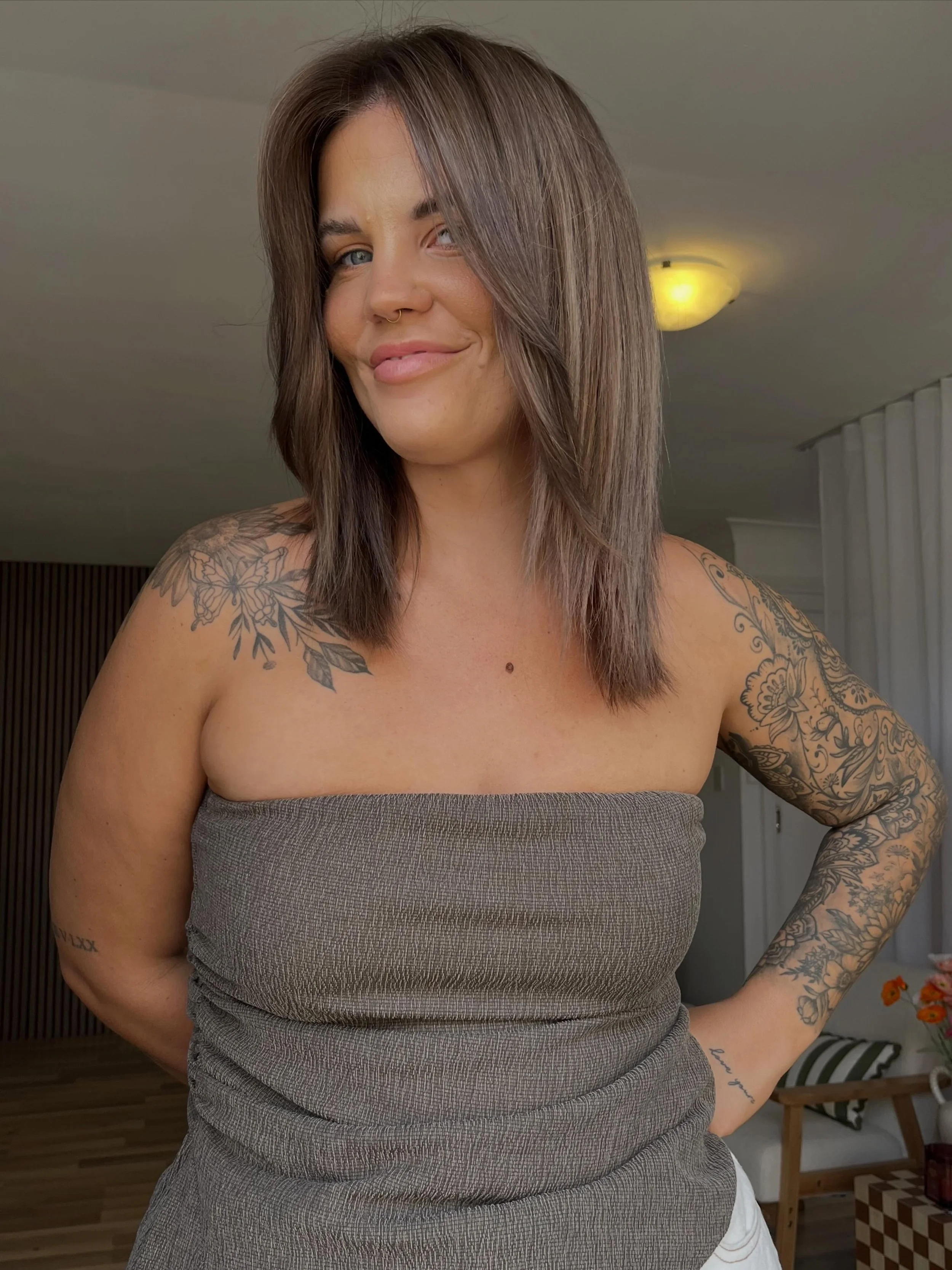 IM DEAD 💀 This colourrrr on my girl is everything ❤️&zwj;🔥

#redken #centralcoasthairdresser #brunette