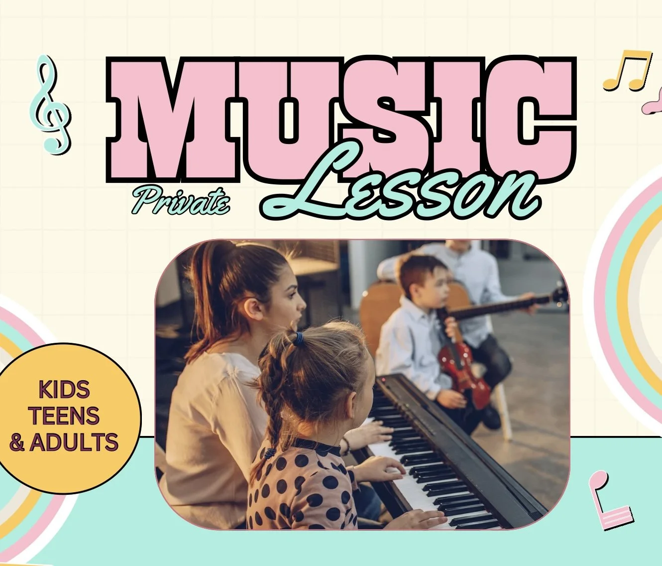 Private Music Lesson - All ages