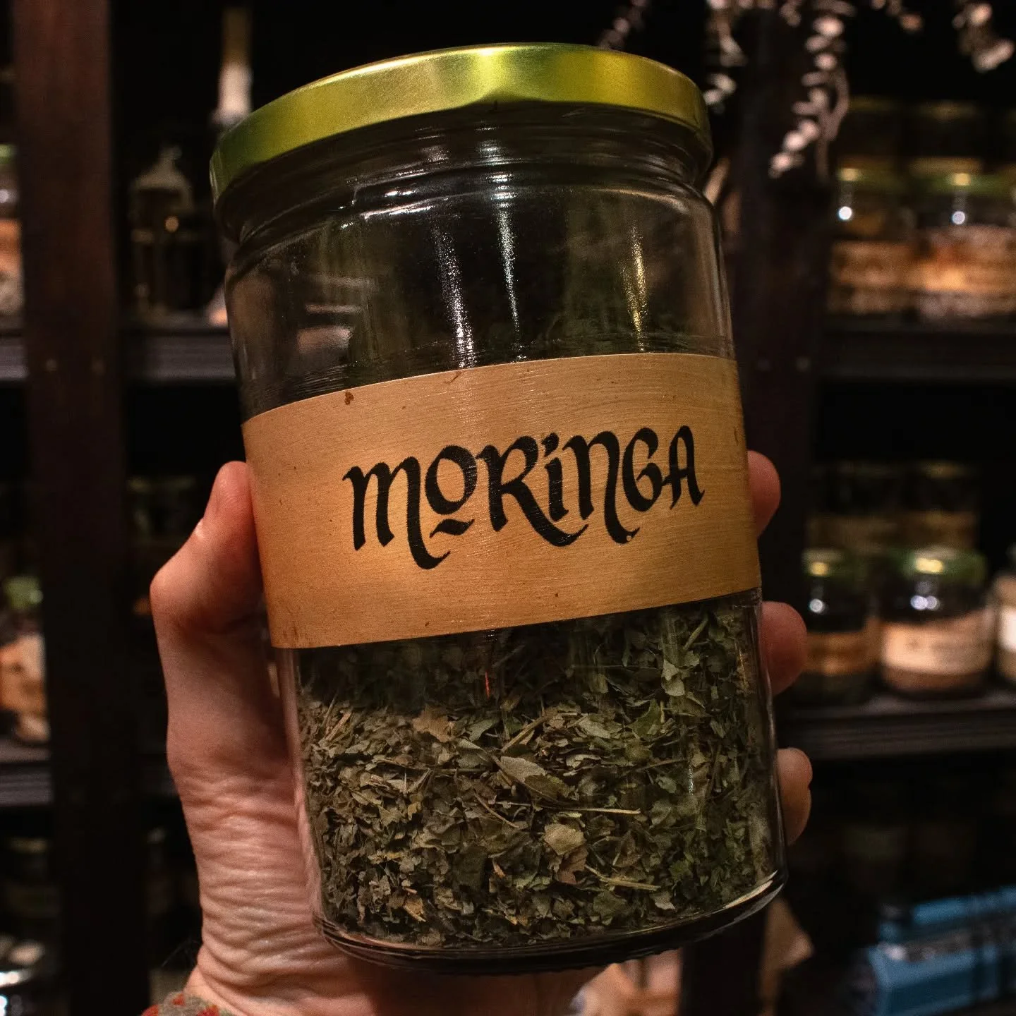 Moringa is fairly new to our shelves and definitely deserves a little spotlight. Moringa oleifera packs a punch! The leaves are high in protein, antioxidants, magnesium, calcium, potassium, and vitamins A, C, E, and B12. This is a great "general