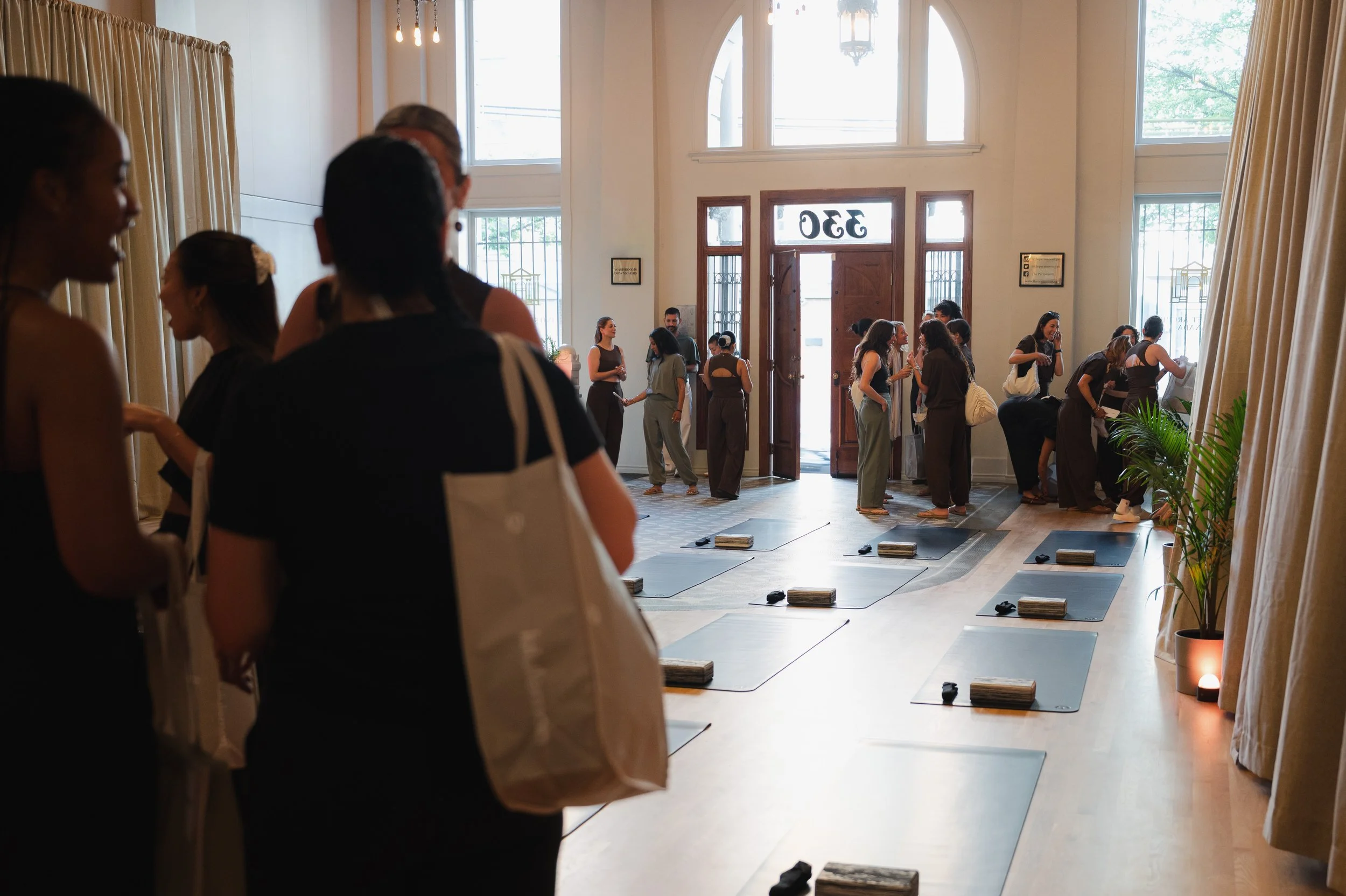 a corporate retreat hosted by lululemon in vancouver bc