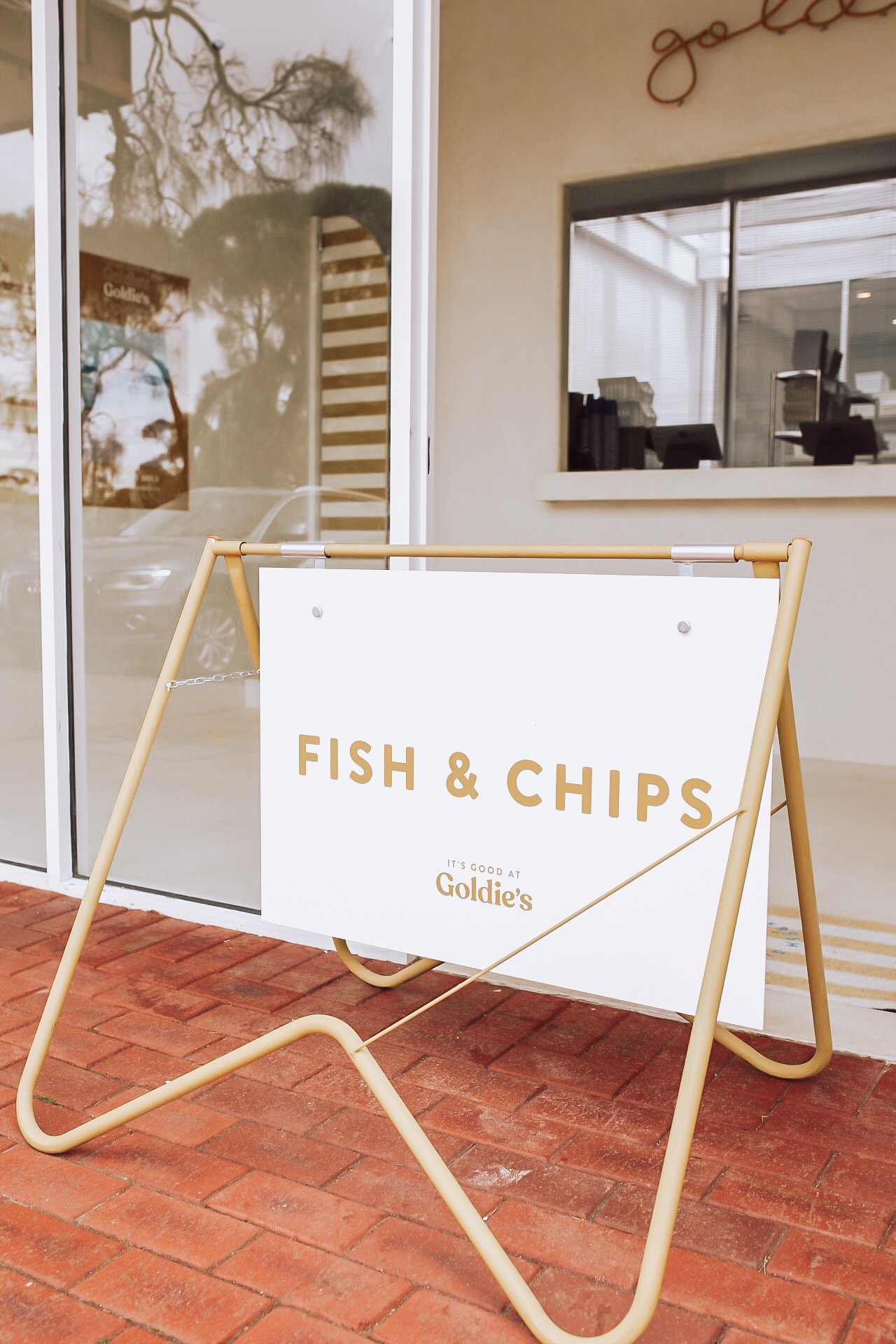 Outdoor Swing Sign Powder Coated Frame