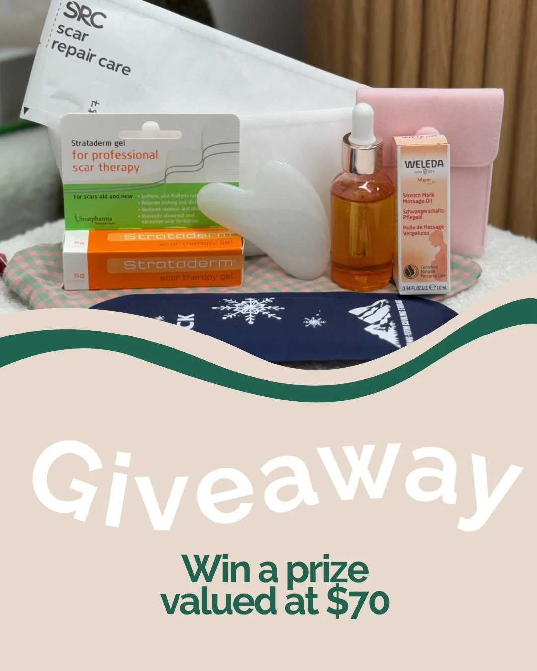 GIVEAWAY 💛

Louise is giving away 3x Scar Management Kits

How to enter:
Follow @hug_pelvic_physio
Tag a friend in the comments
1 tag = 1 entry
Share to your story for a bonus entry 

We&rsquo;re giving away 3x Scar Management Kits which include:
&b