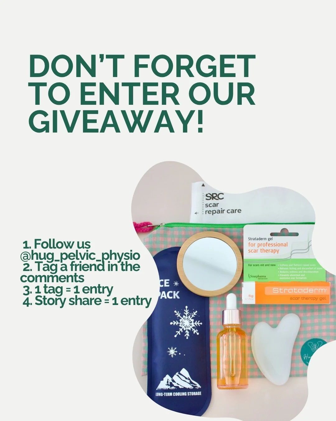 Don&rsquo;t forget to enter our giveaway 💚

This giveaway is all about supporting rest, recovery, and pelvic health, especially during International C-Section Awareness Month.

Find the pinned post on our page for how to enter!
If you (or someone yo