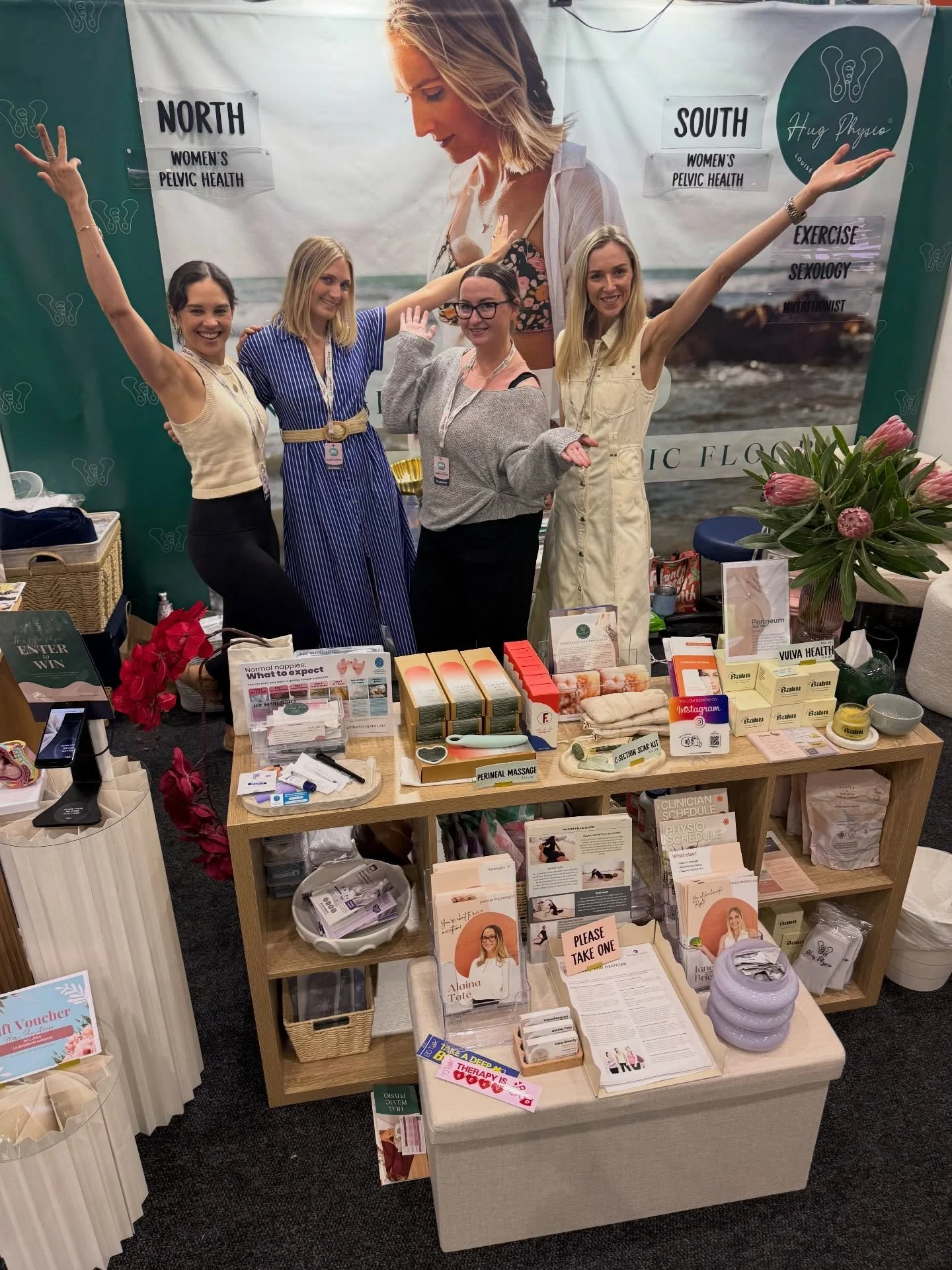 A few weeks ago Hug Pelvic Physio attended the @pbcexpo as an exhibitor. We had such a wonderful time talking to expecting families and mums. 

Thank you to everyone who visited us, asked us so many questions about pelvic health, exercise and nutriti