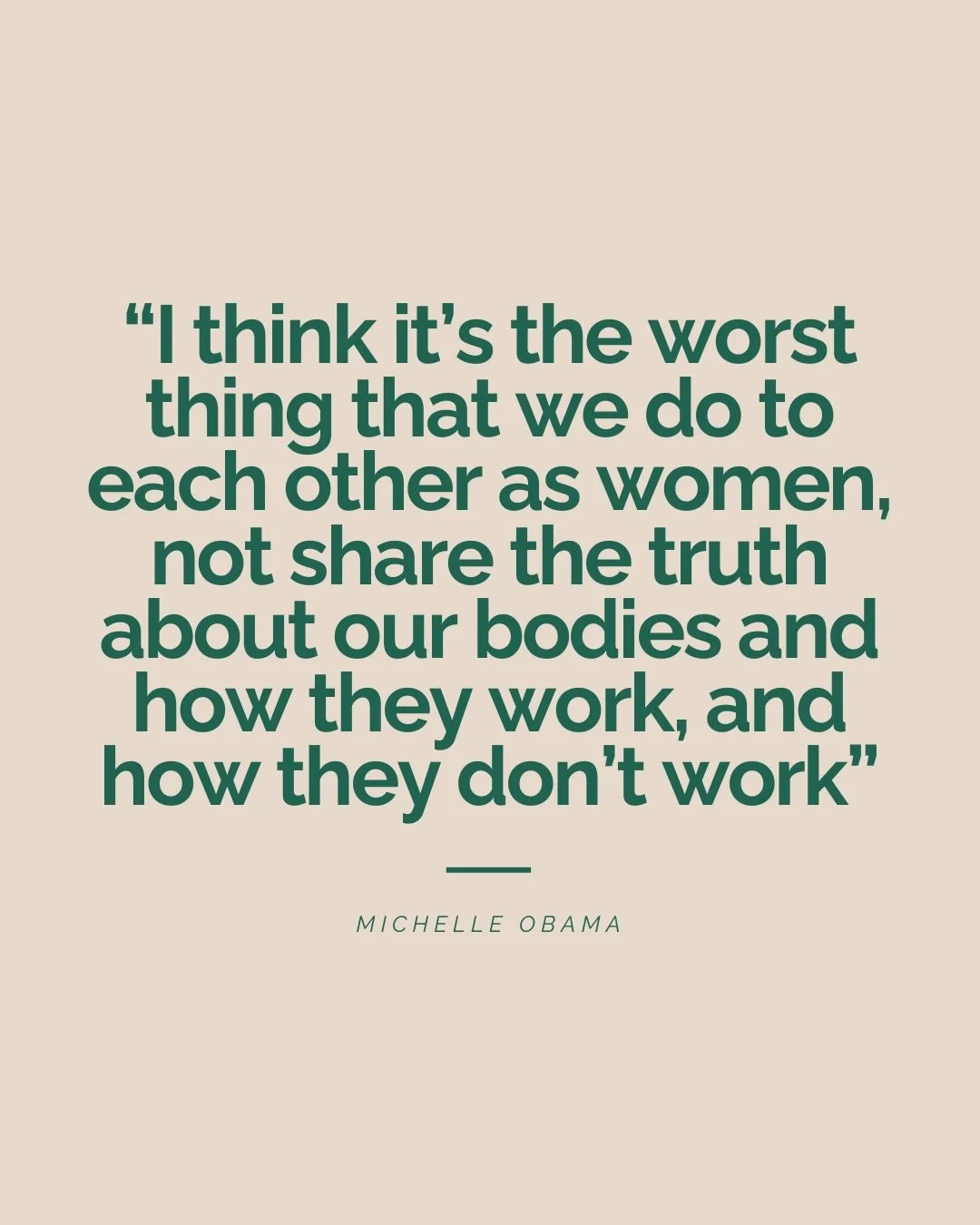 Knowledge is power and the more we start having these conversations with women in our lives, the sooner we can start to recognise when something within our own bodies might not be right. 

#PelvicHealth #WomensHealth #BodyLiteracy #HealthEducation