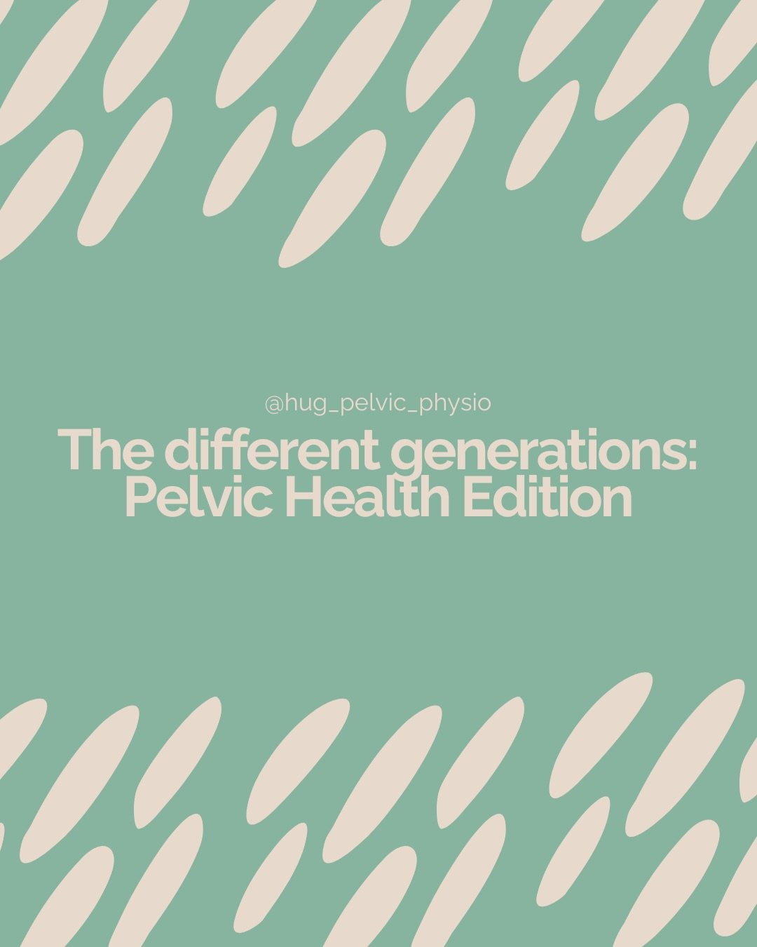The pelvic floor experience really does vary by generation 😂🤍

From &ldquo;we just didn&rsquo;t talk about it&rdquo; to pelvic floor TikToks&hellip; we&rsquo;ve come a long way.

But in all seriousness, one thing we love seeing is pelvic health bec