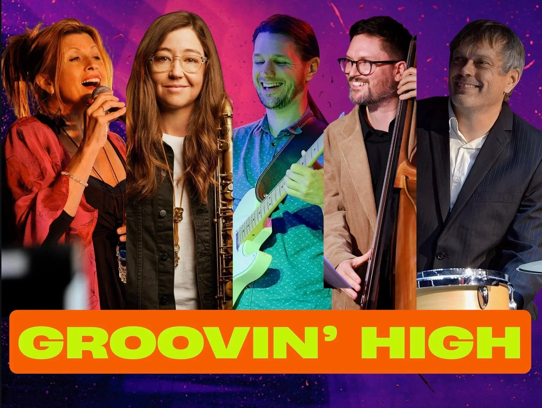 GROOVIN’ HIGH Quintet with Ingrid James &amp; Shelley Bishop.