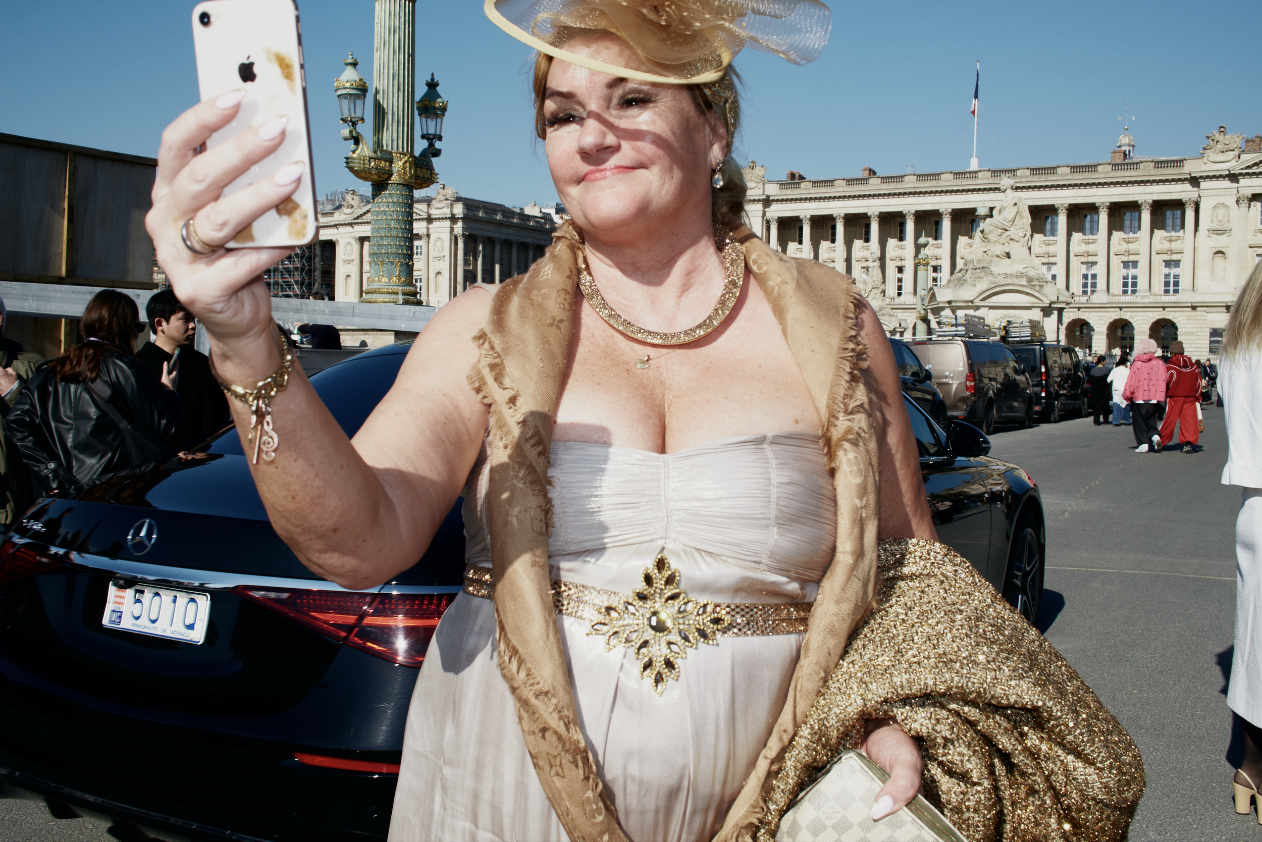 OUTSIDE THE DIOR SHOW BY SERHII VASYLIEV