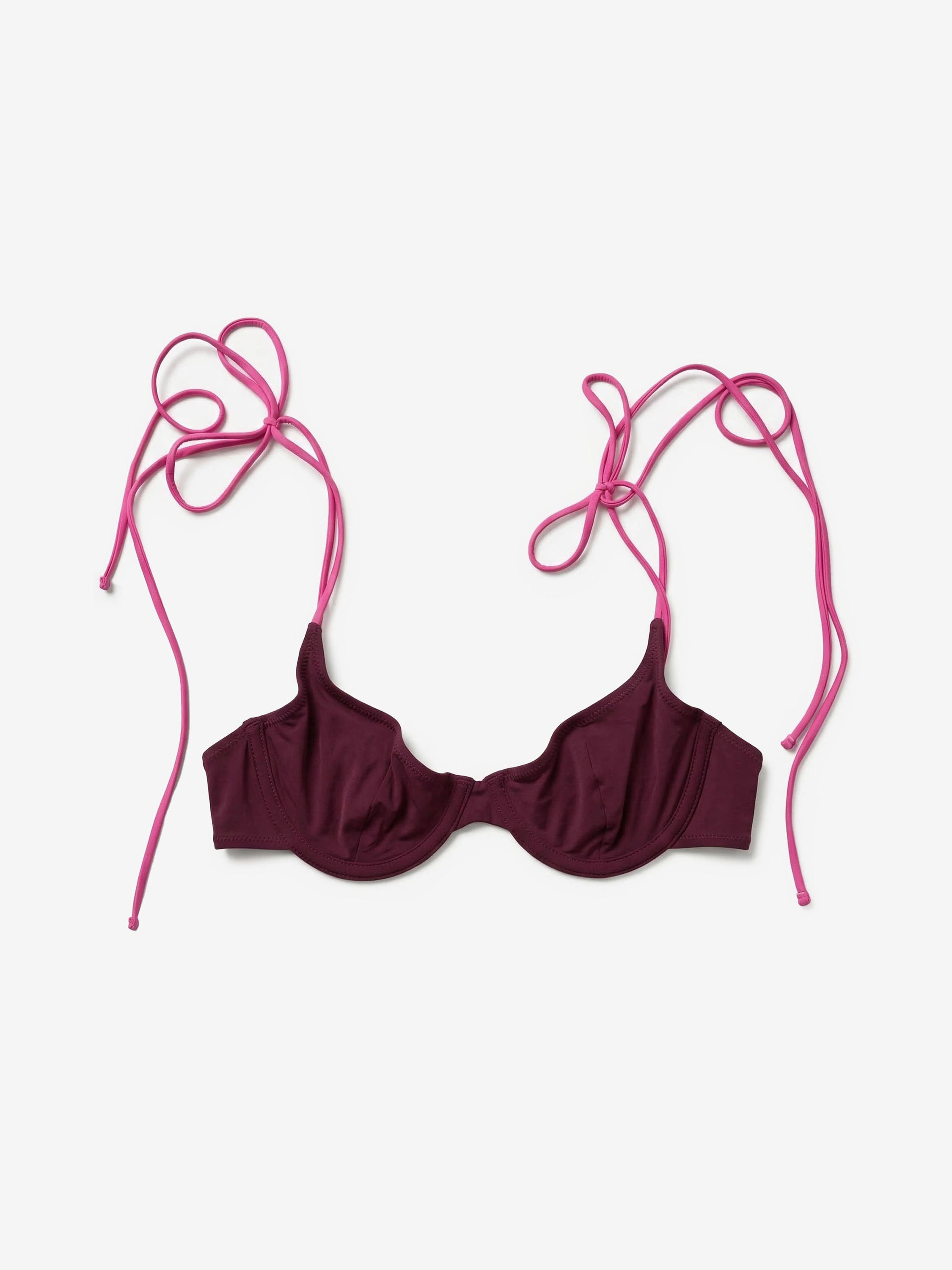 507 Underwire demi bikini top burgundy.jpg