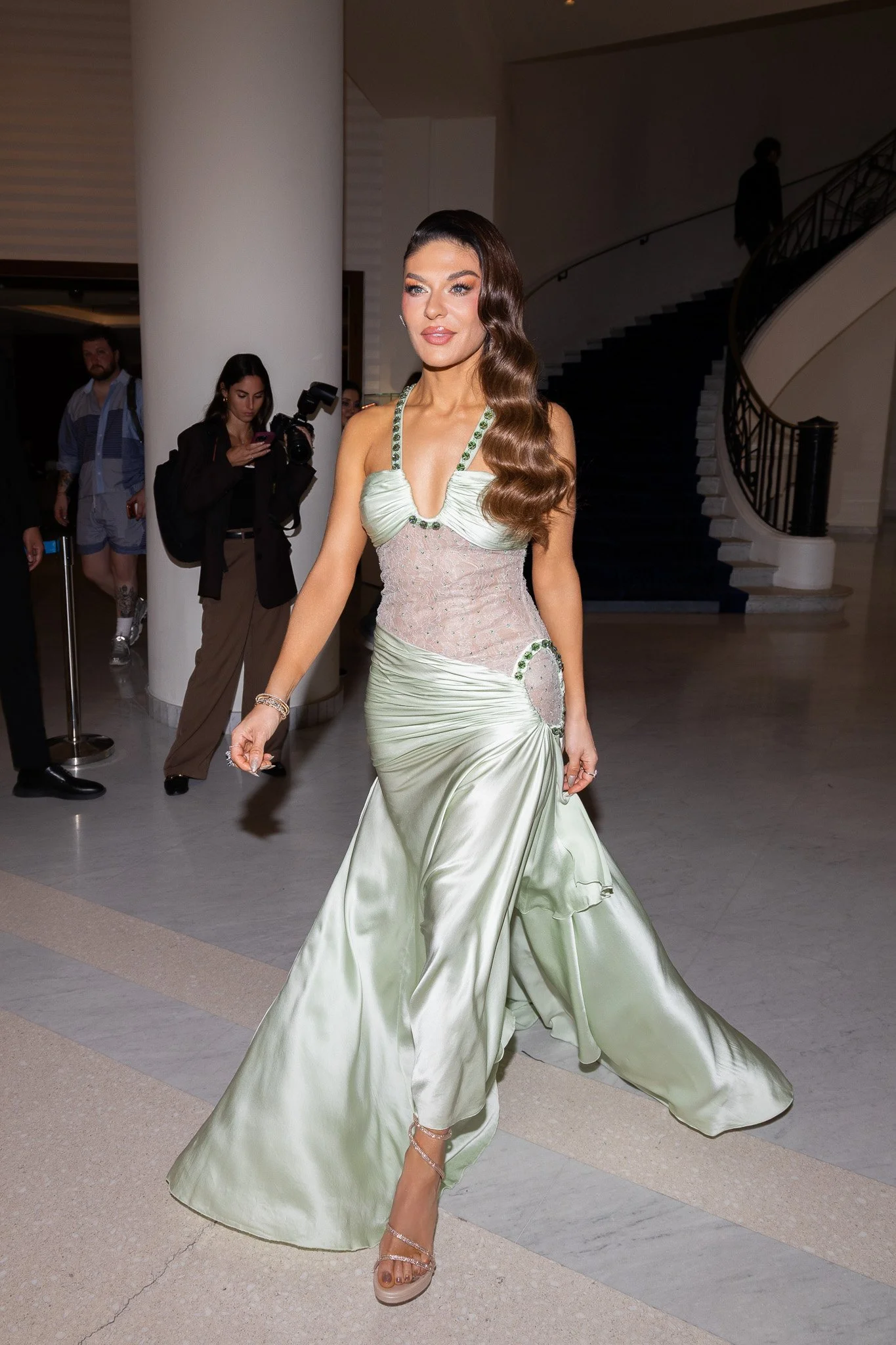 SABRINA HARRISON ROCKED ARCHIVAL VERSACE AT THE CANNES FILM FESTIVAL 