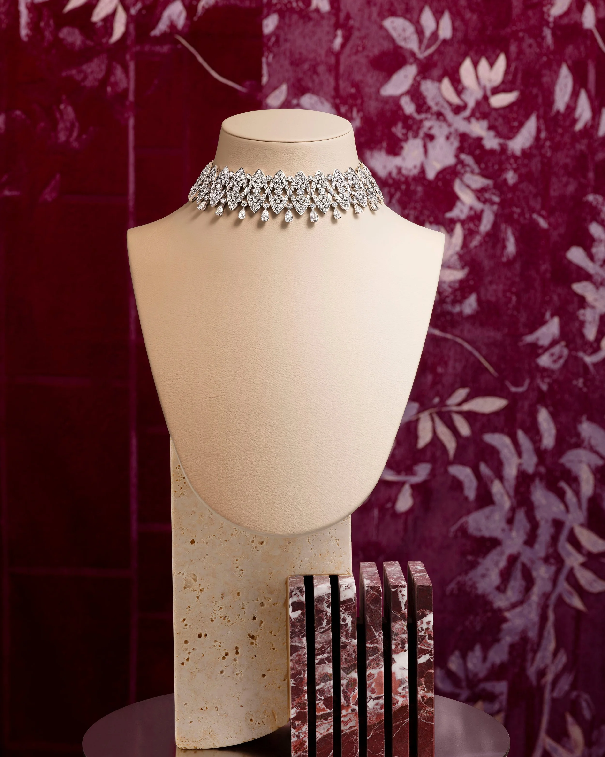 BVLGARI’S ‘ECLETTICA’ WEAVES DIAMONDS AND LACE INTO JEWELRY