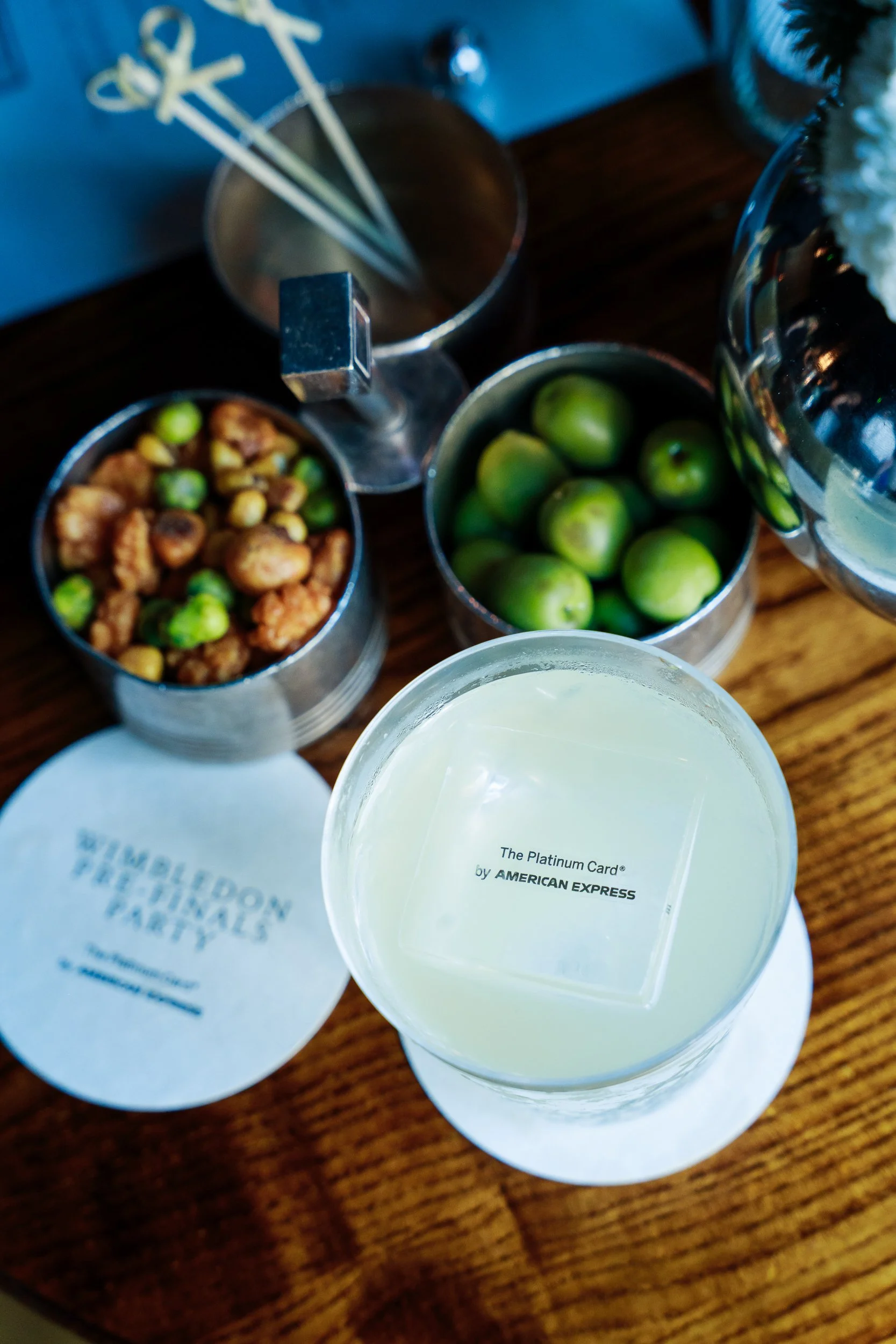 The Platinum Green Smash Cocktail at The Wimbledon Pre-Finals Party, in partnership with The Platinum Card® by American Express at White City House.jpg