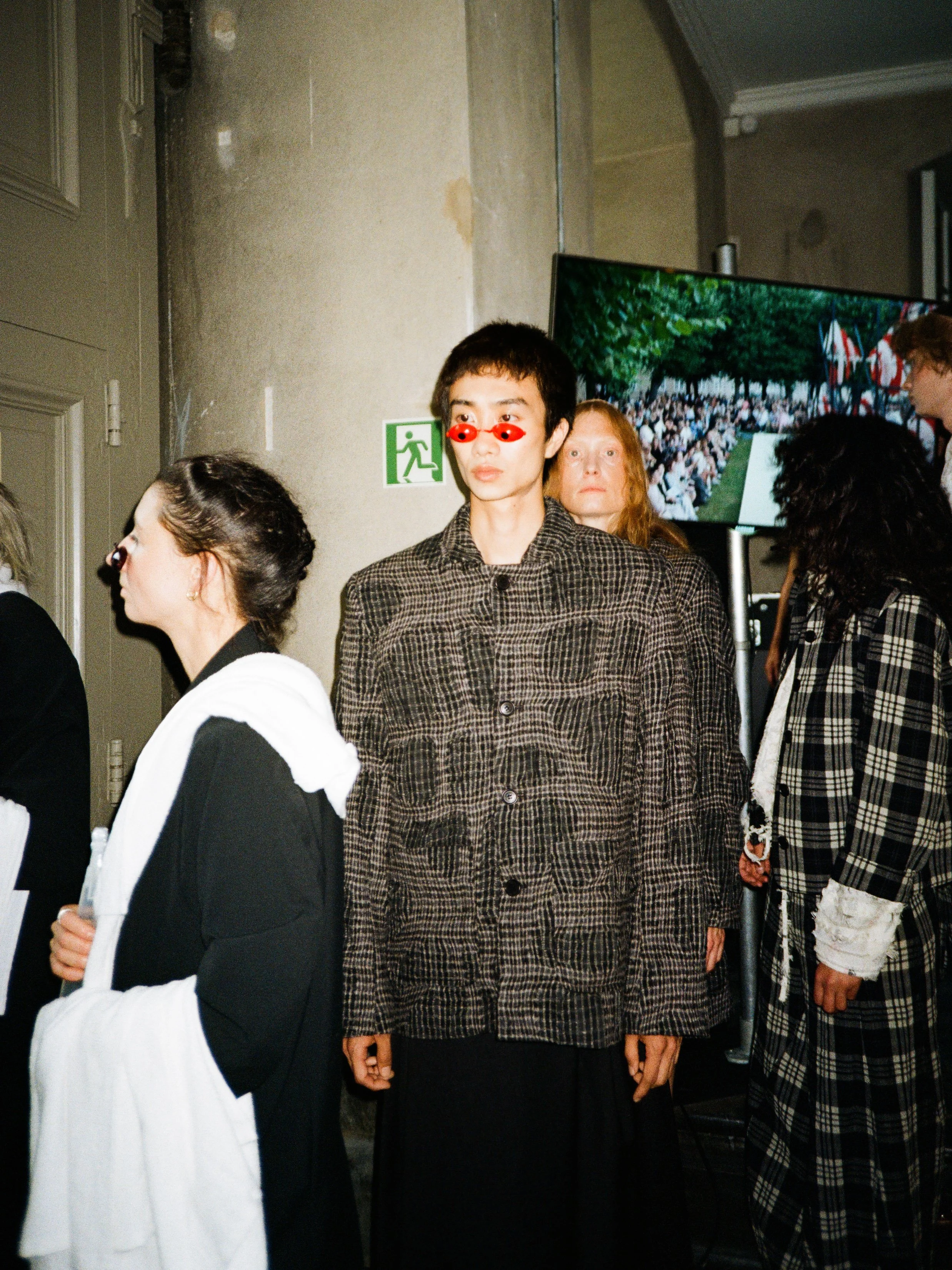 BACKSTAGE AT HENRIK VISBKOV CAPTURED BY SOREN DRASTRUP