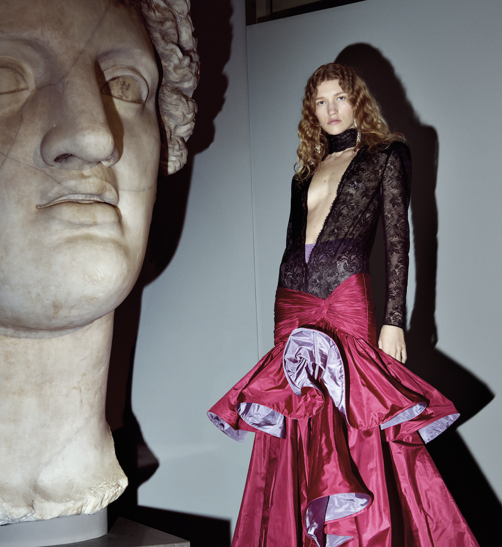 VALENTINO UNVEILS STATUE AND MACHINE COLLISION IN ‘INTERFERENZE’ CAMPAIGN 