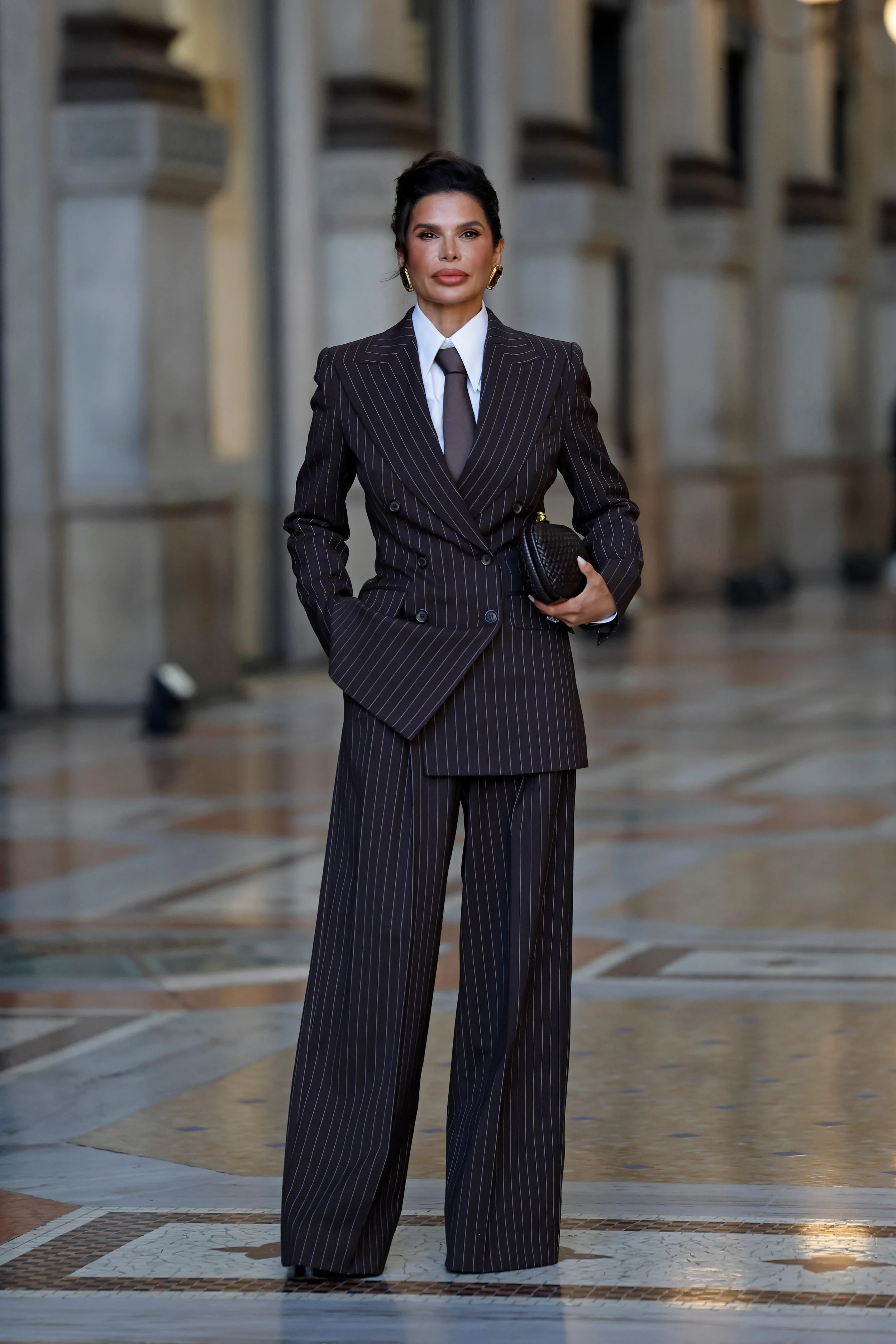 VICTORIA BARBARA WEARS DOLCE &amp; GABBANA TO VOGUE WORLD: MILANO