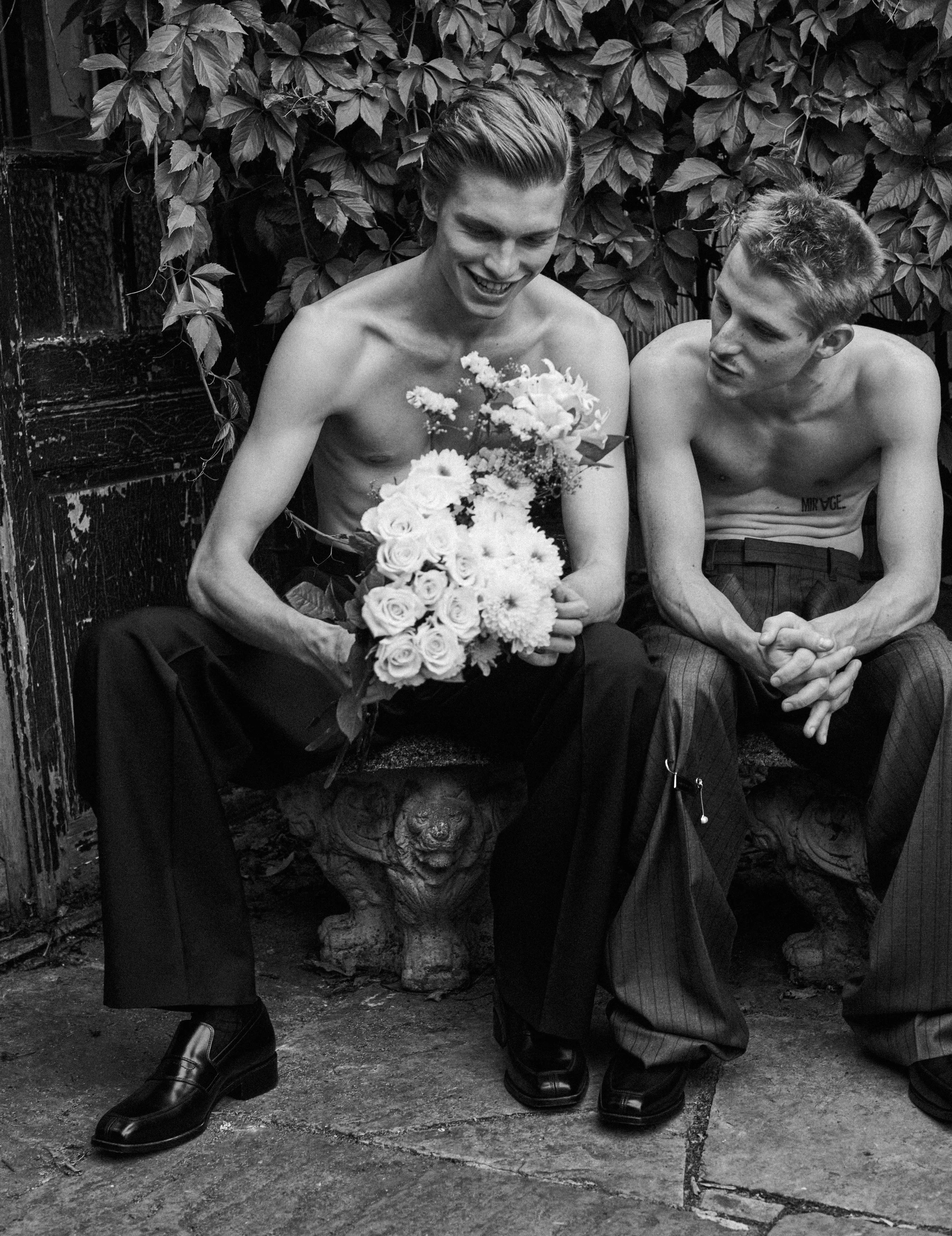 EXCLUSIVE EDITORIAL WITH EMMANUEL MACCHIA AND VALENTIN CAMPAGNE