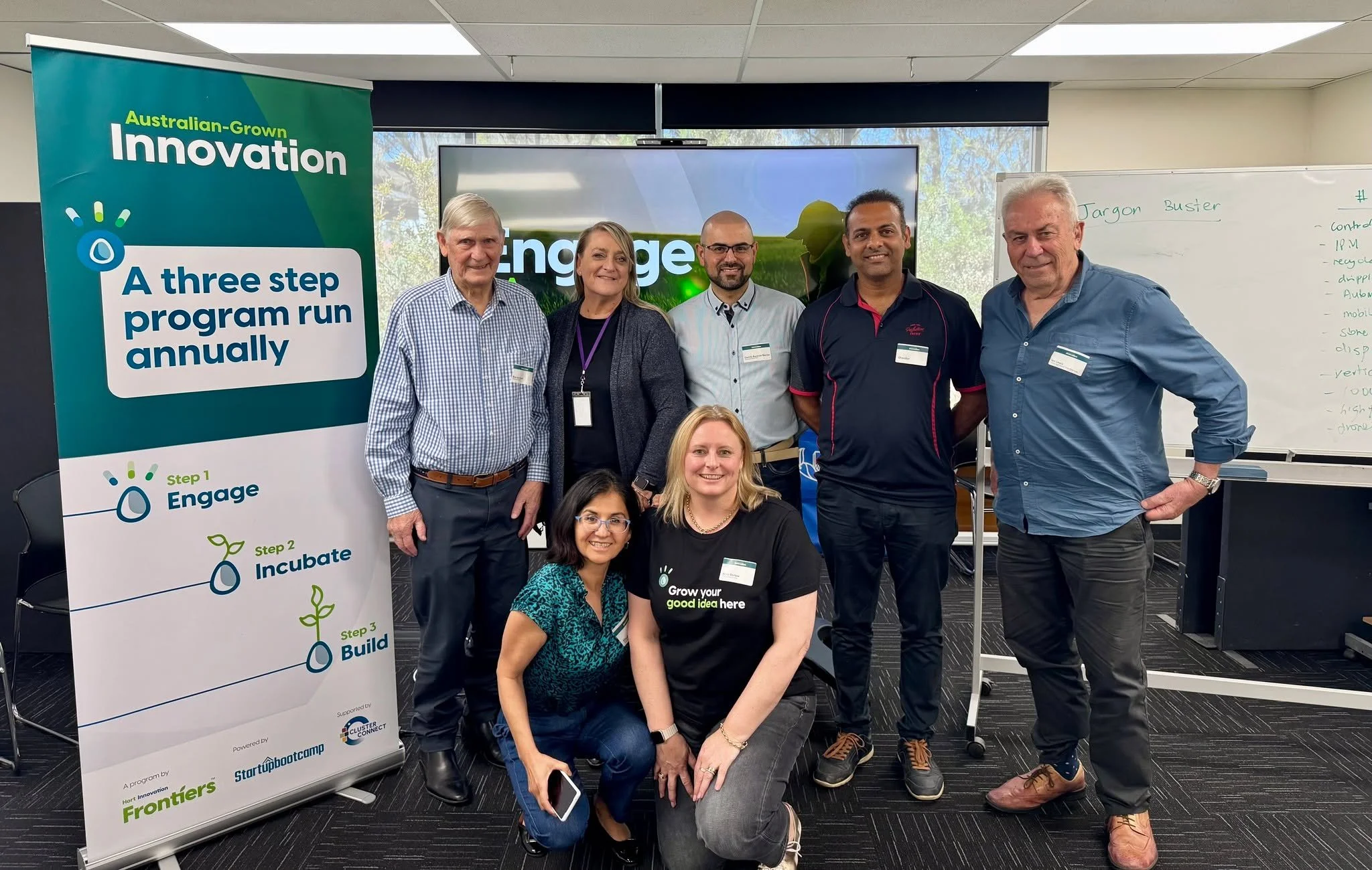 What an incredible and informative day at the Australian-Grown Innovation Program Engage Workshop! 🌱✨

A massive thank you to Anna Barlow and Startup Bootcamp for putting on such a valuable session. It was amazing to dive into innovation in horticul