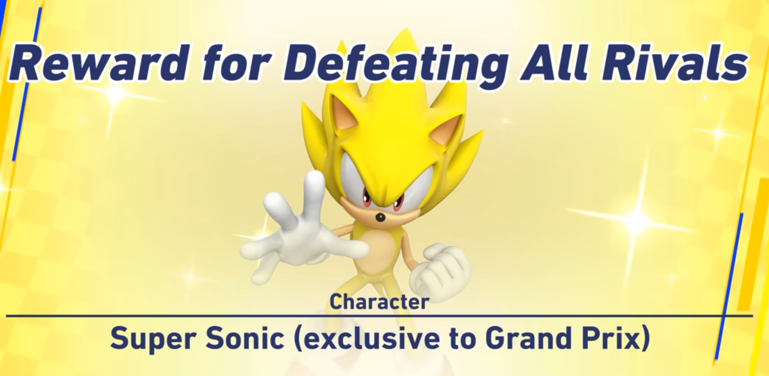 Sonic Racing CrossWorlds How to Unlock Super Sonic