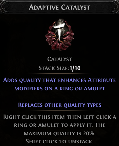 Path of Exile 2: Adaptive Catalyst Guide