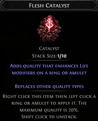 Path of Exile 2: Flesh Catalyst Guide