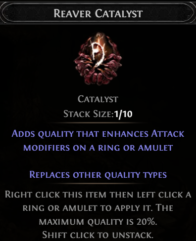 Path of Exile 2: Reaver Catalyst Guide
