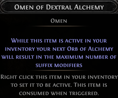 Path of Exile 2: Omen of Dextral Alchemy Guide and How to Get