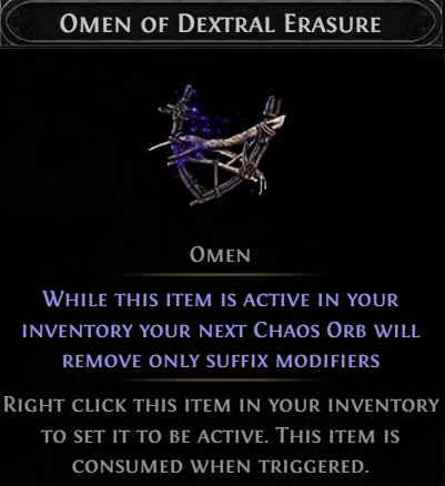 Path of Exile 2: Omen of Dextral Erasure Guide and How to Get