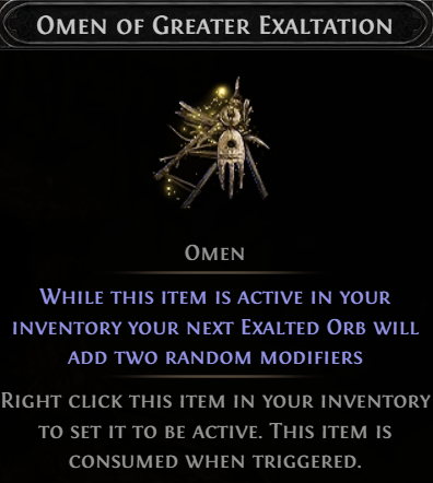 Path of Exile 2: Omen of Greater Exaltation Guide and How to Get