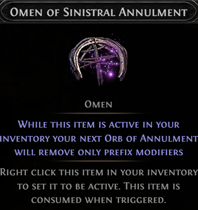 Path of Exile 2: Omen of Sinistral Annulment Guide and How to Get