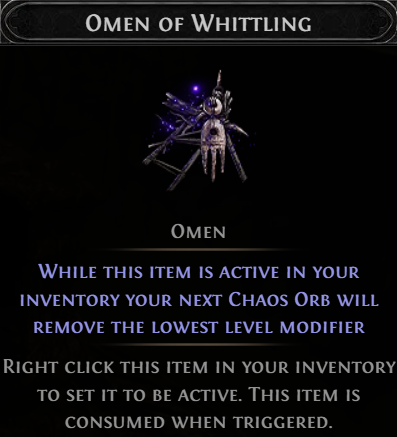 Path of Exile 2: Omen of Whittling Guide and How to Get